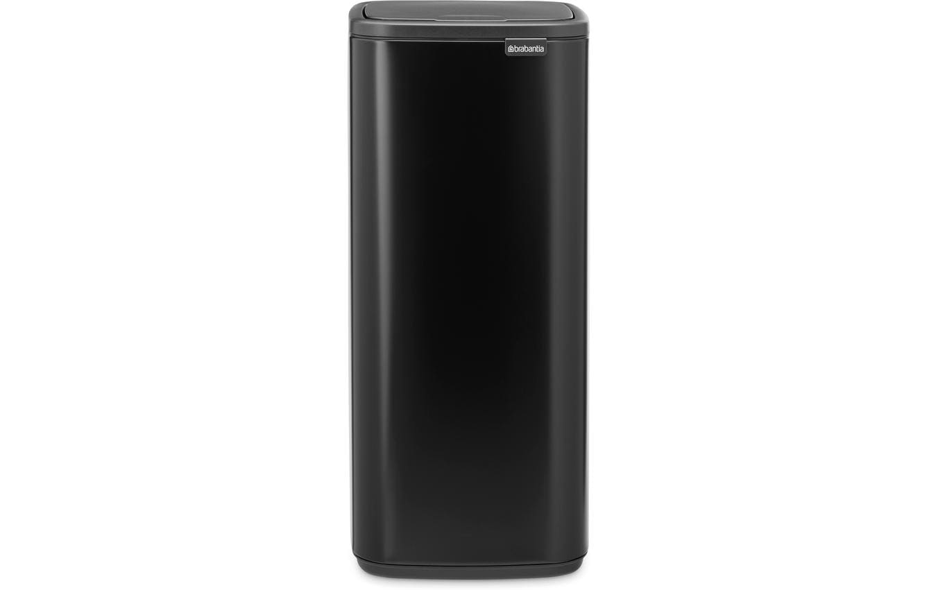 Brabantia Papierkorb – 30 l – Stahl, Schwarz matt – B × H 280 × 650 mm