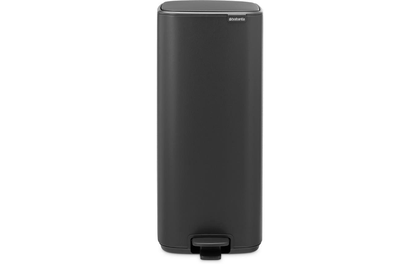 Brabantia Papierkorb – 30 l – Stahl, Anthrazit – B × H 288 × 647 mm