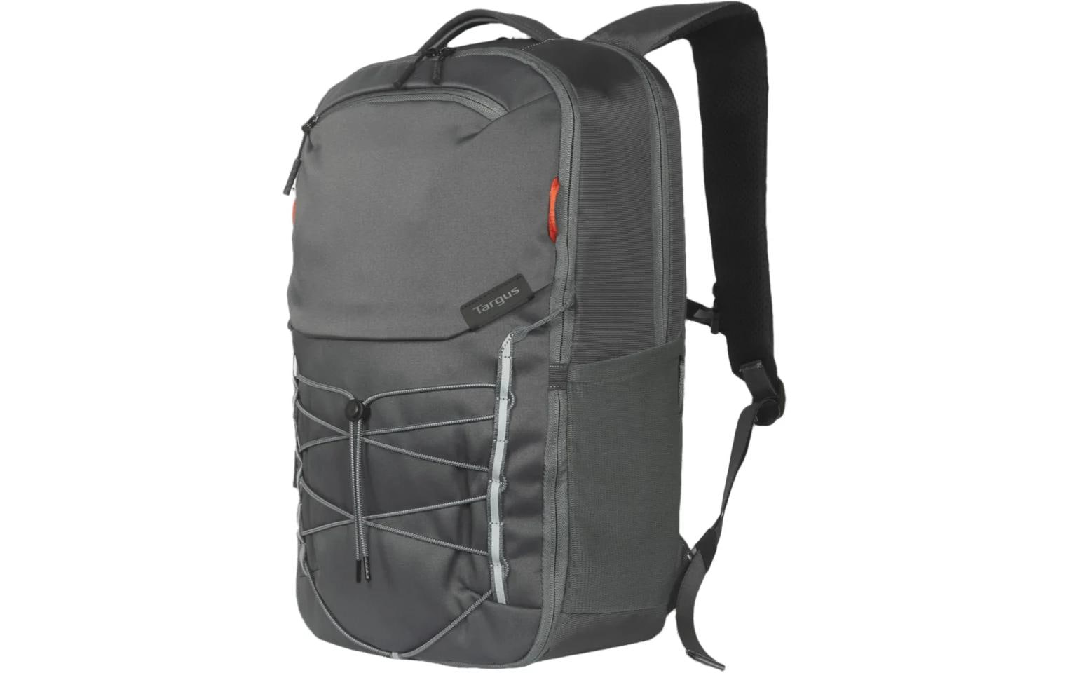 Targus Notebook-Rucksack Work+Play Trio – für 16", 20 l, aus recyceltem Material – Grau, 295 × 470 × 130 mm
