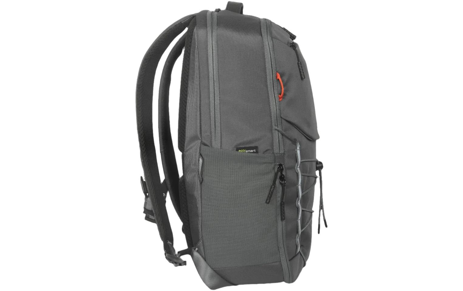 Targus Notebook-Rucksack Work+Play Trio – für 16", 20 l, aus recyceltem Material – Grau, 295 × 470 × 130 mm