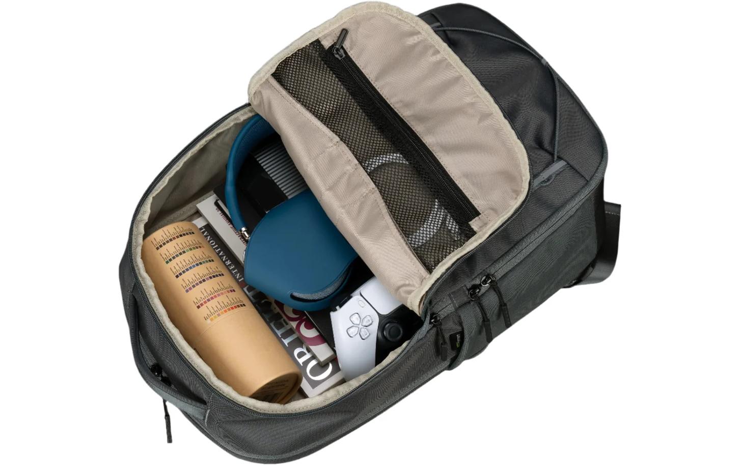 Targus Notebook-Rucksack Work+Play Trio – für 16", 20 l, aus recyceltem Material – Grau, 295 × 470 × 130 mm