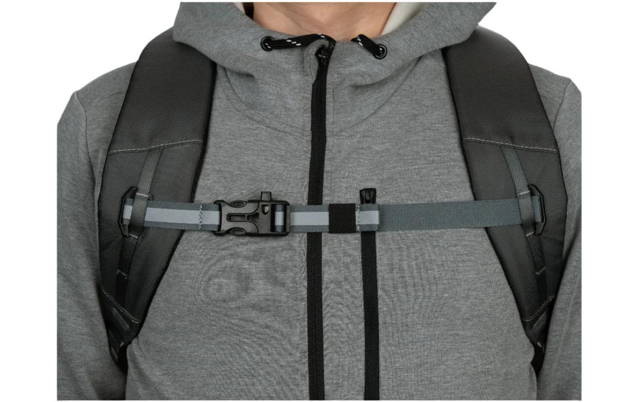 Targus Notebook-Rucksack Work+Play Trio – für 16", 20 l, aus recyceltem Material – Grau, 295 × 470 × 130 mm