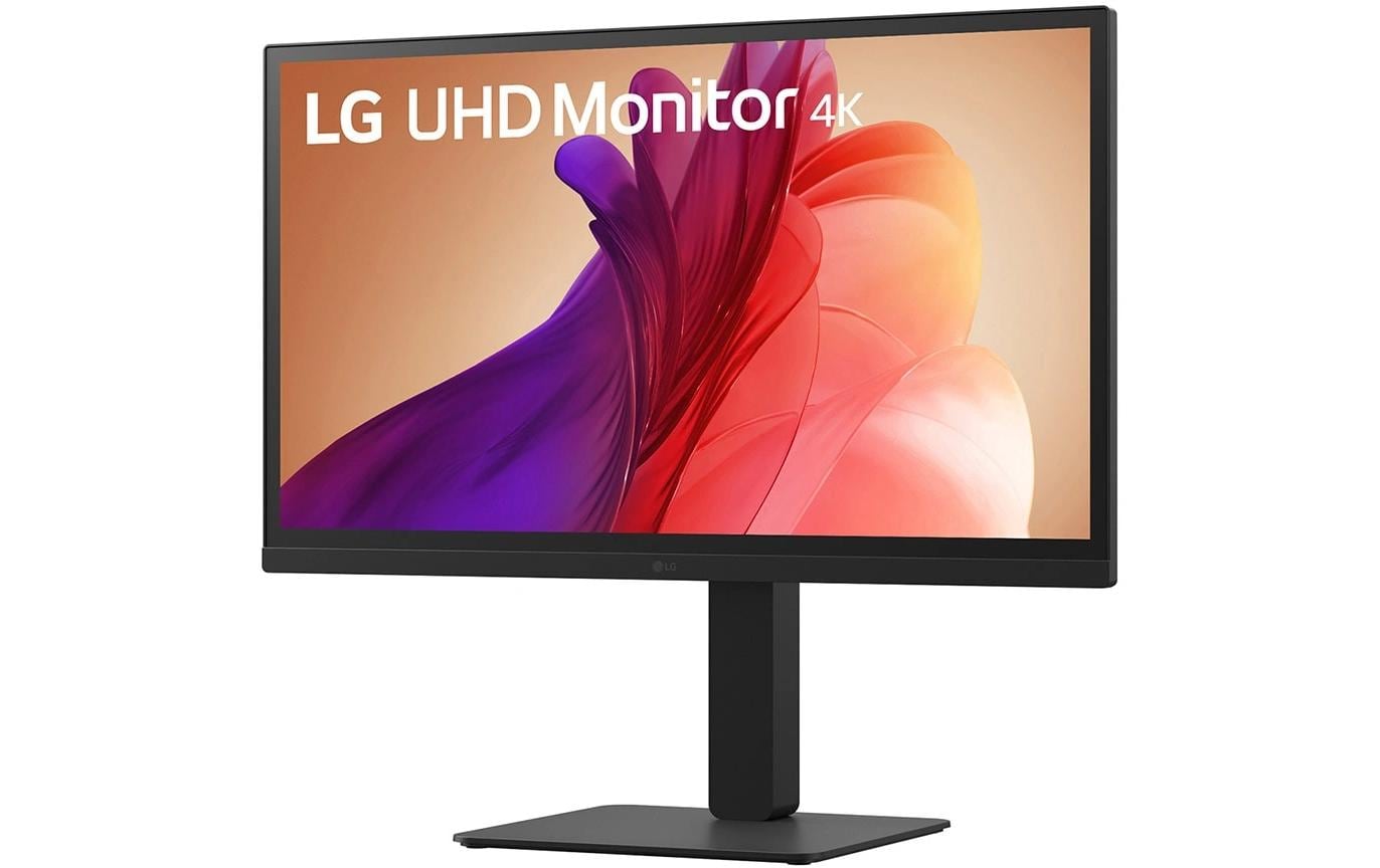 LG 27BA45U-B – Monitor, 27", IPS, 60 Hz, 300 cd/m², 2× HDMI, DisplayPort, 3× USB 3.0, VESA 100 × 100, Schwarz