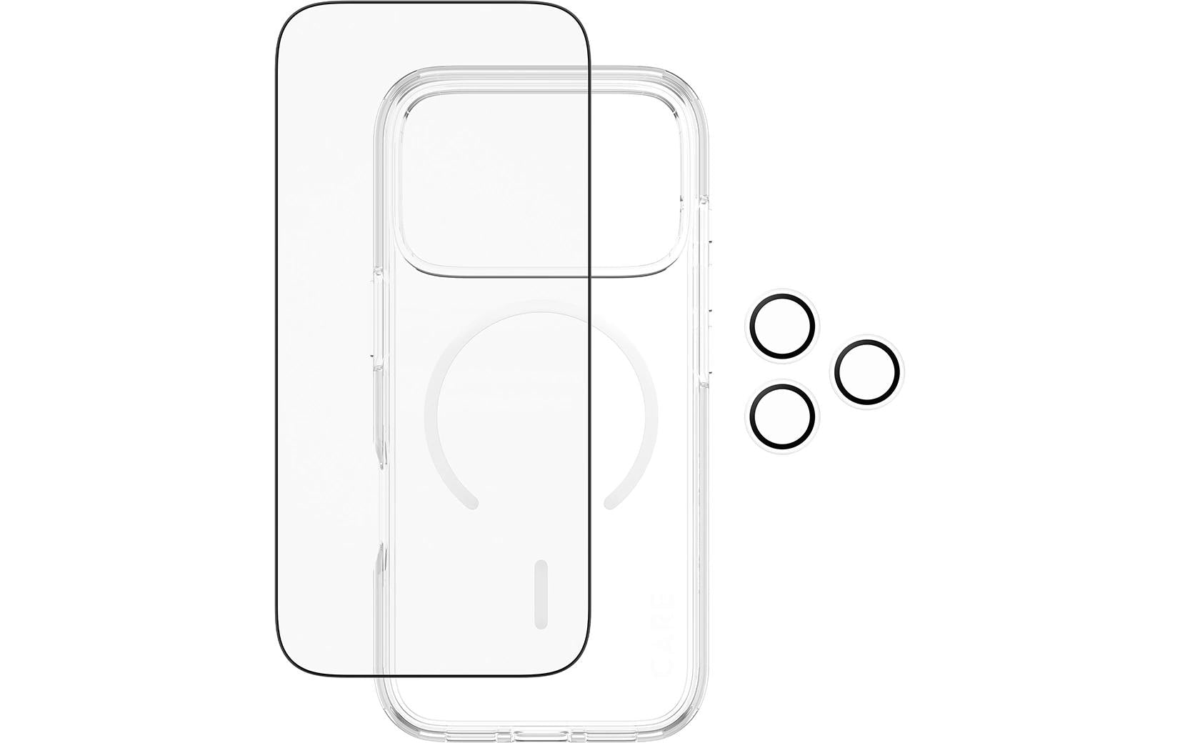 PanzerGlass CARE – Backcover – für Apple iPhone 17 Pro – transparent – MagSafe-kompatibel