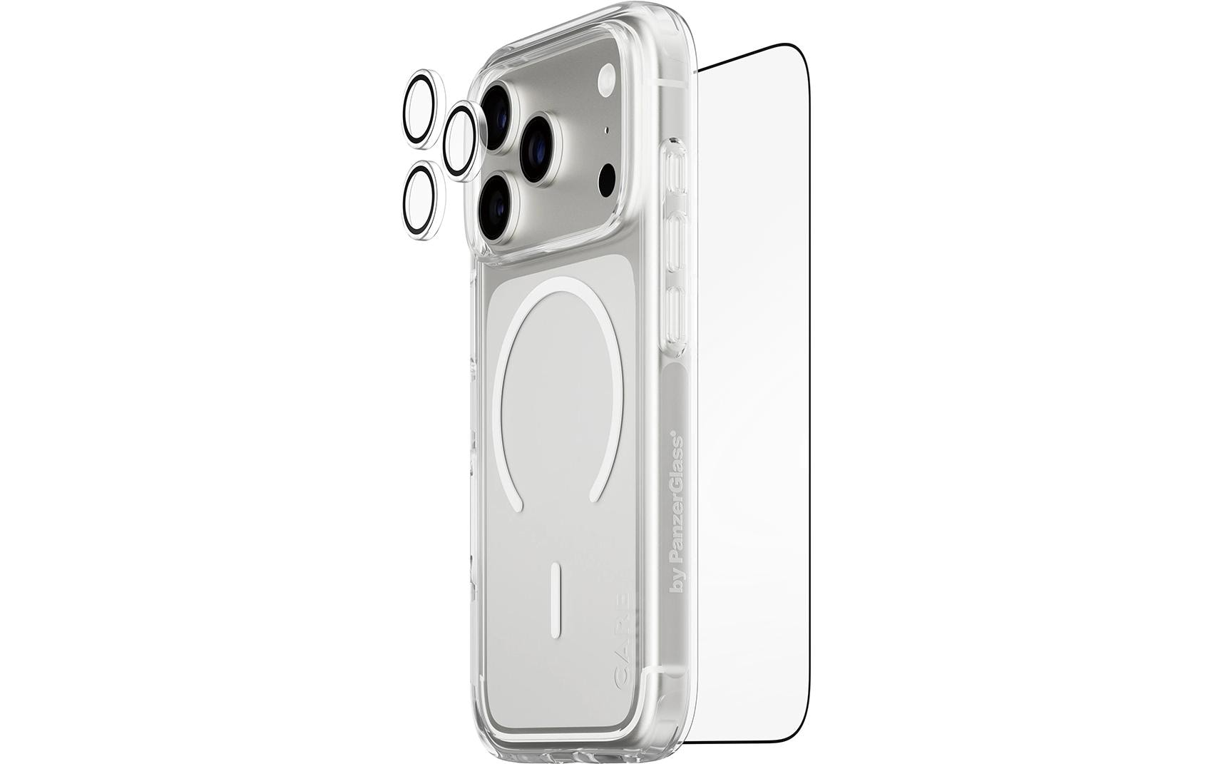 PanzerGlass CARE – Backcover – für Apple iPhone 17 Pro – transparent – MagSafe-kompatibel