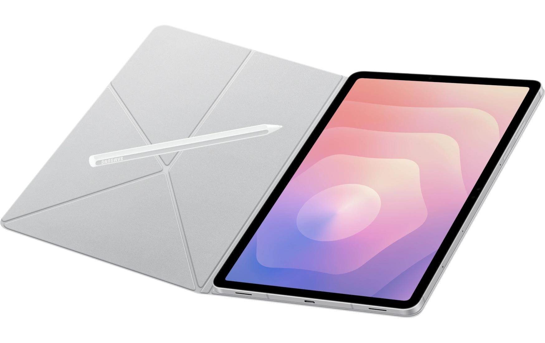 Samsung Tab Smart Book Cover Notebook-Schutzhülle – für Galaxy Tab S11, 11", Kunststoff, Weiss