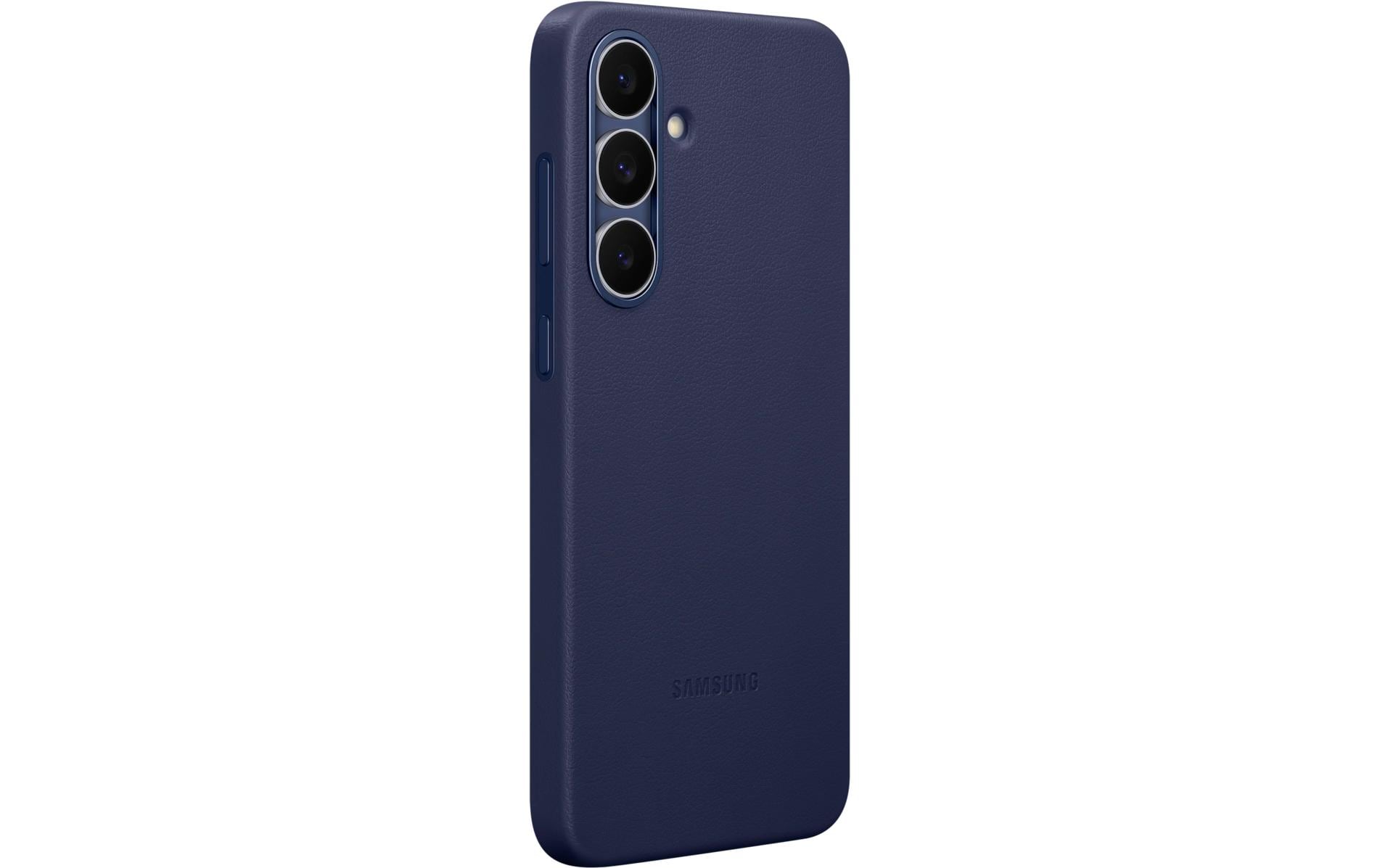 Samsung Backcover Kindsuit – für Samsung Galaxy S25 FE – dunkelblau – Kunstleder