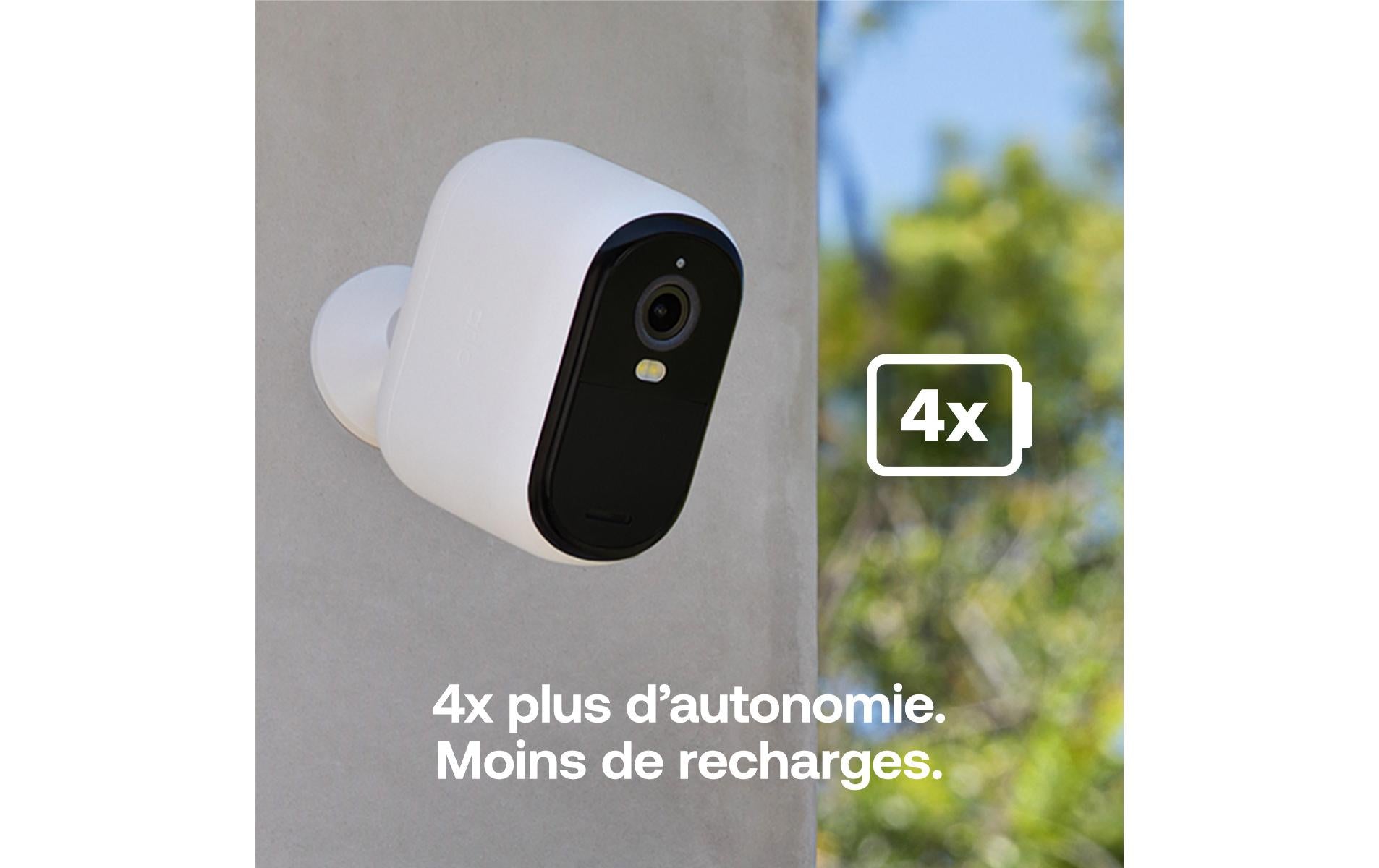 Arlo Essential3 Outdoor XL VMC3382 Netzwerkkamera – 4 MP, Reichweite 5 m, IP65, Weiss