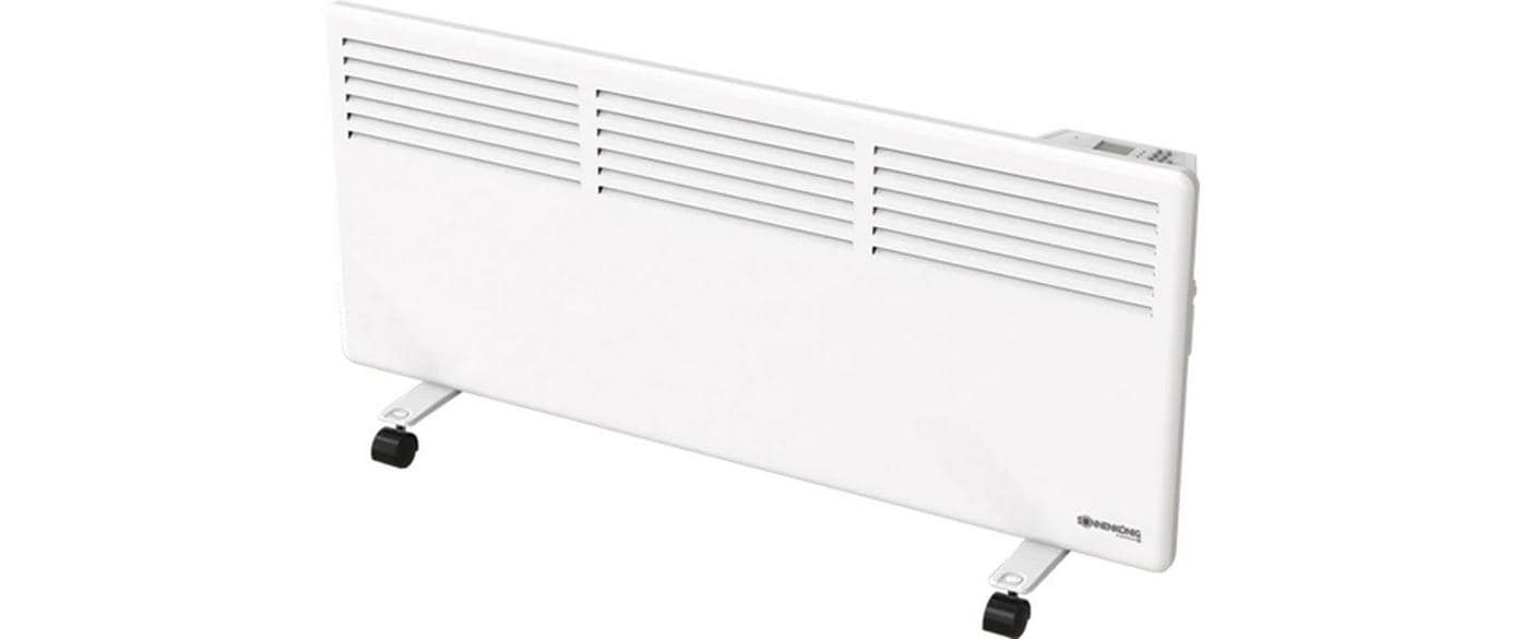 Sonnenkönig Konvektor Slime E 2000 – 2000 W, Wandmontage, Thermostat, IP24, Abschalt-Timer 24 h