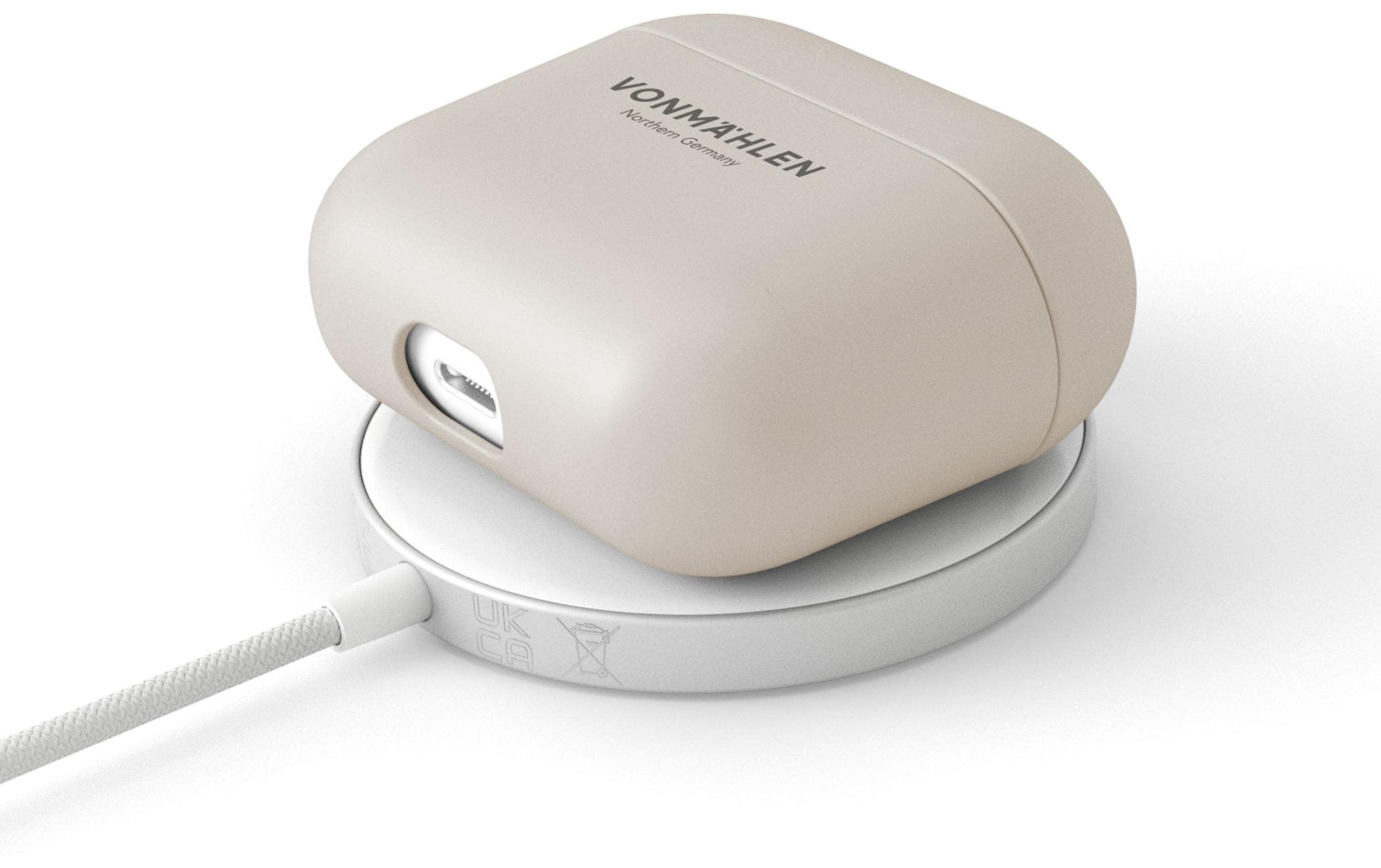 Vonmählen Thin Case – Schutzhülle – für Apple AirPods (4. Gen.) – Creme