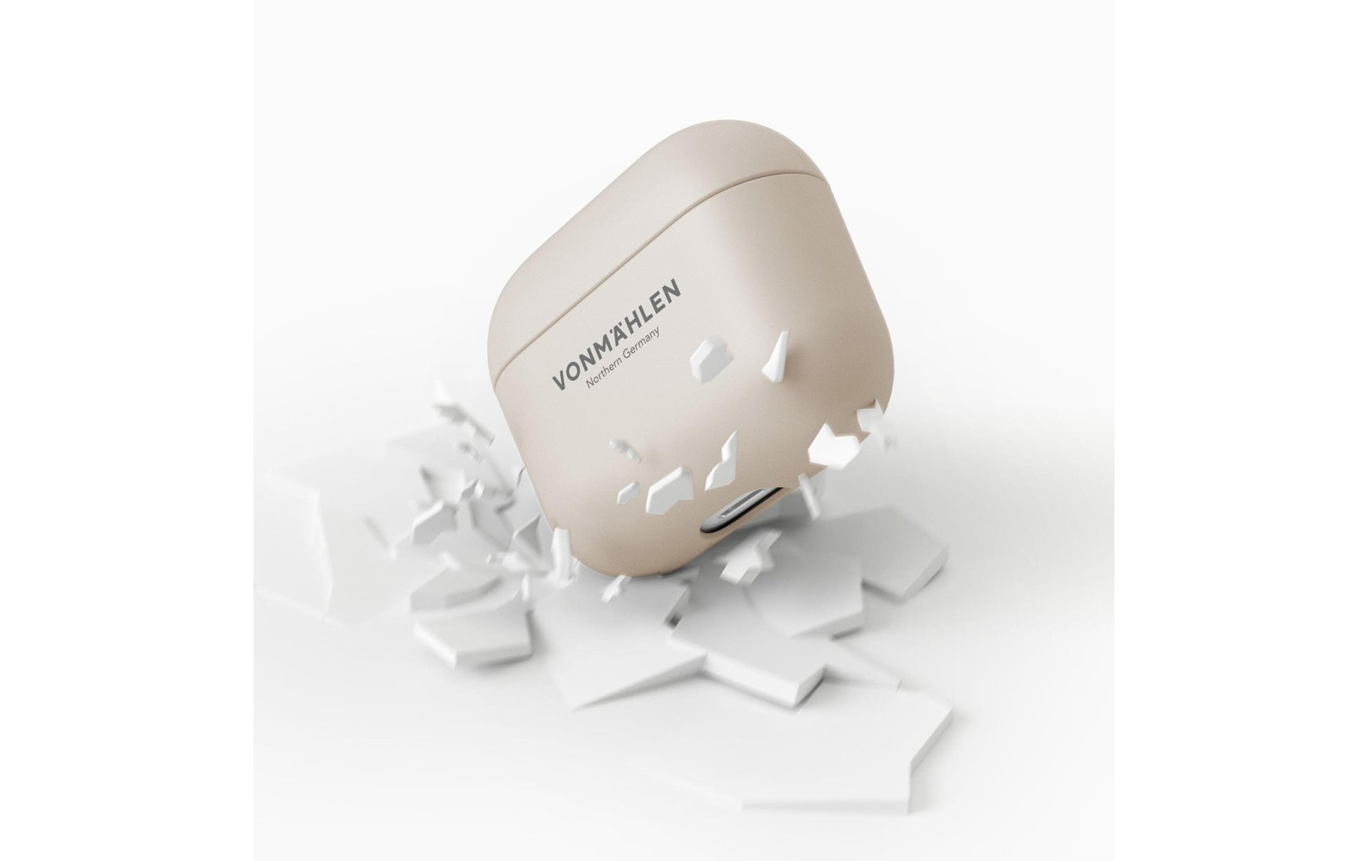 Vonmählen Thin Case – Schutzhülle – für Apple AirPods (4. Gen.) – Creme