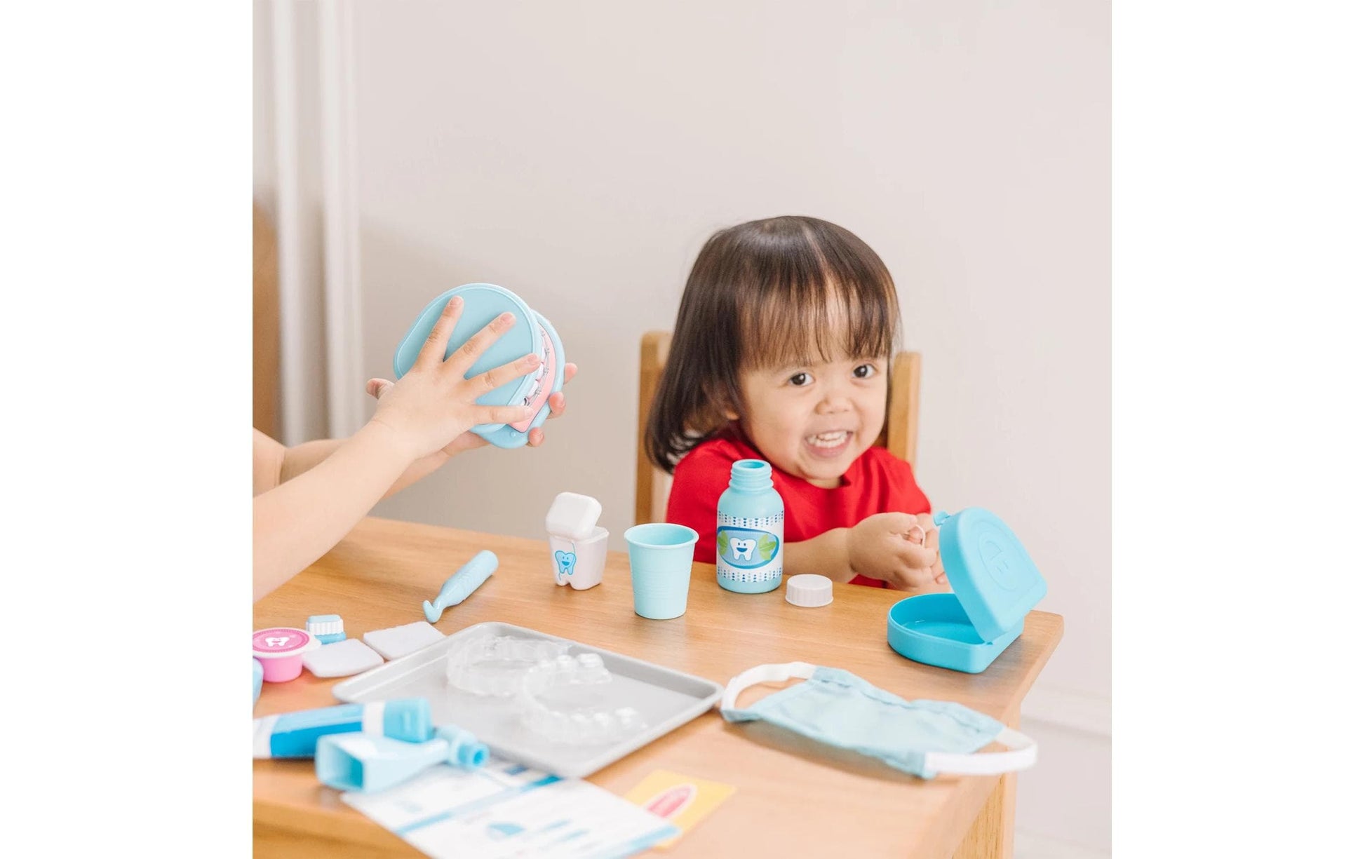 Spin Master Melissa & Doug Zahnarzt-Spielset – 34,3×26,7×8,6 cm – ab 3 Jahren – blau