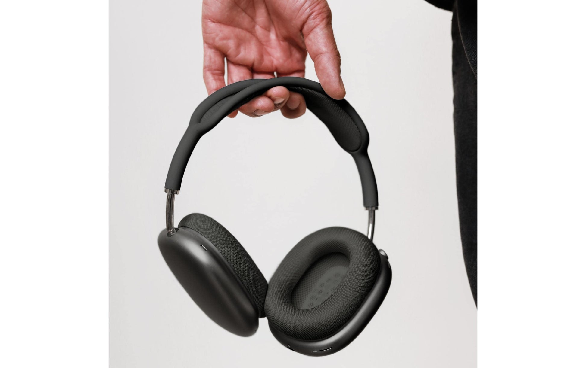 Vonmählen Ohrpolster (Stoff, Schaum) für AirPods Max, Schwarz