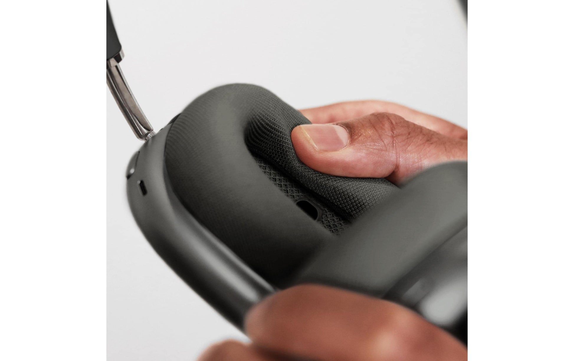 Vonmählen Ohrpolster (Stoff, Schaum) für AirPods Max, Schwarz
