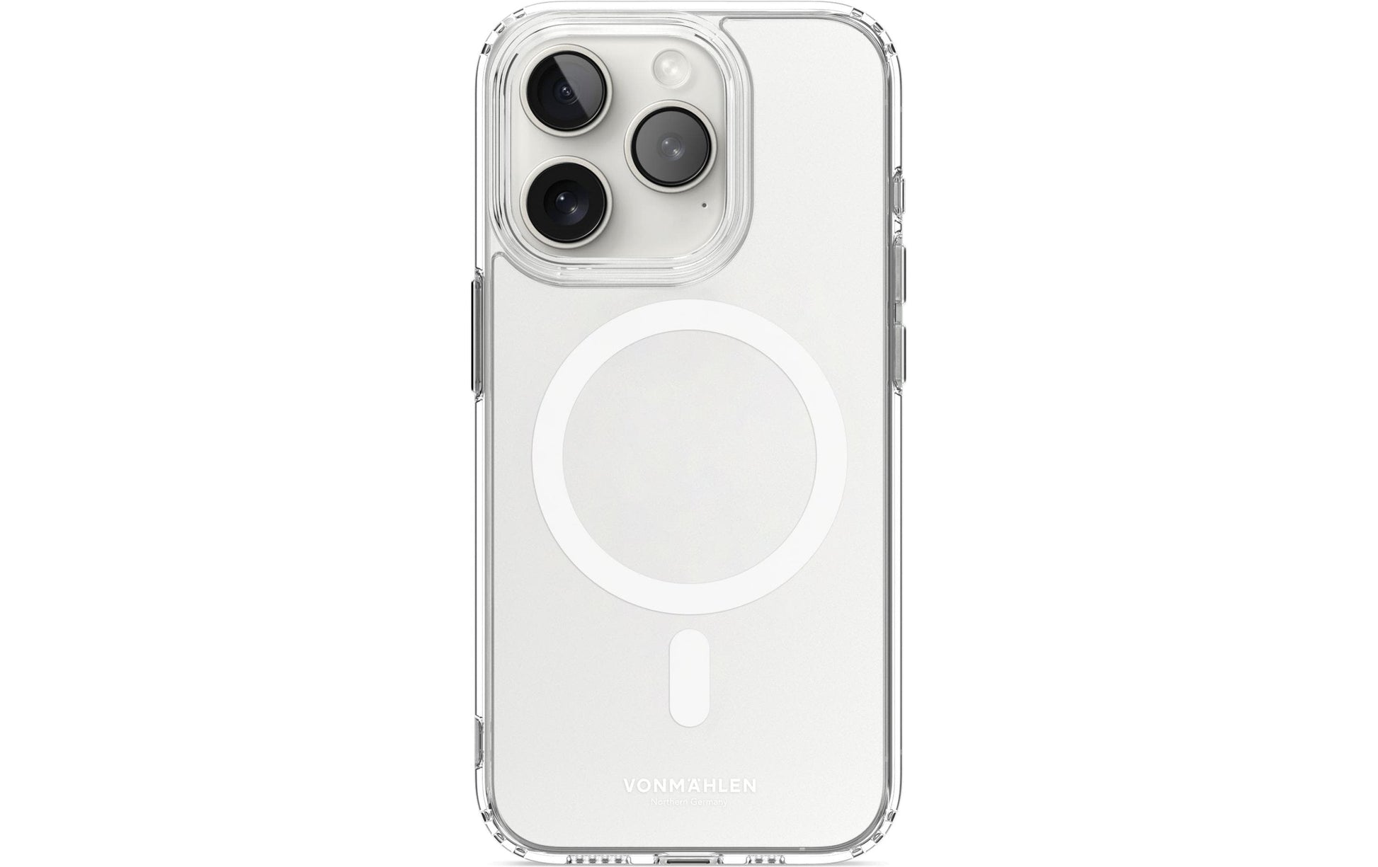 Vonmählen Backcover – für Apple iPhone 15 Pro – transparent – PC, MagSafe-kompatibel