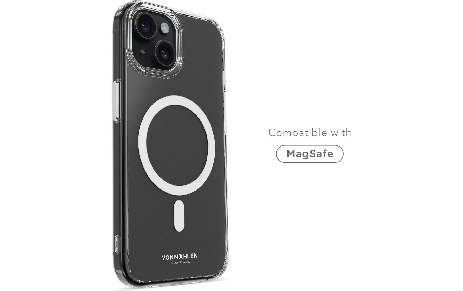 Vonmählen Backcover – für Apple iPhone 15 Plus – transparent – PC, MagSafe-kompatibel