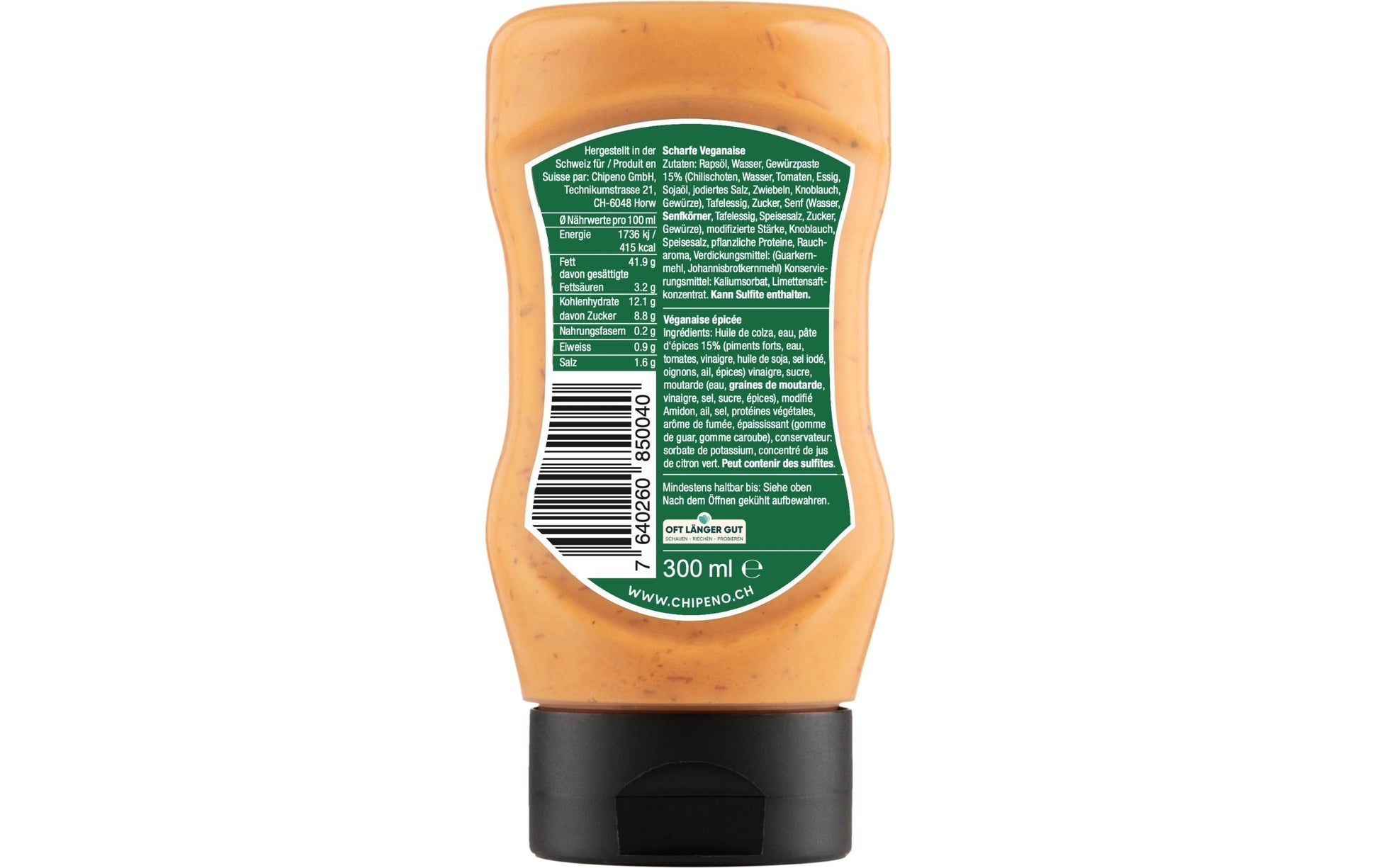 Chipeno Rauchige vegane Chilisauce – 300 ml