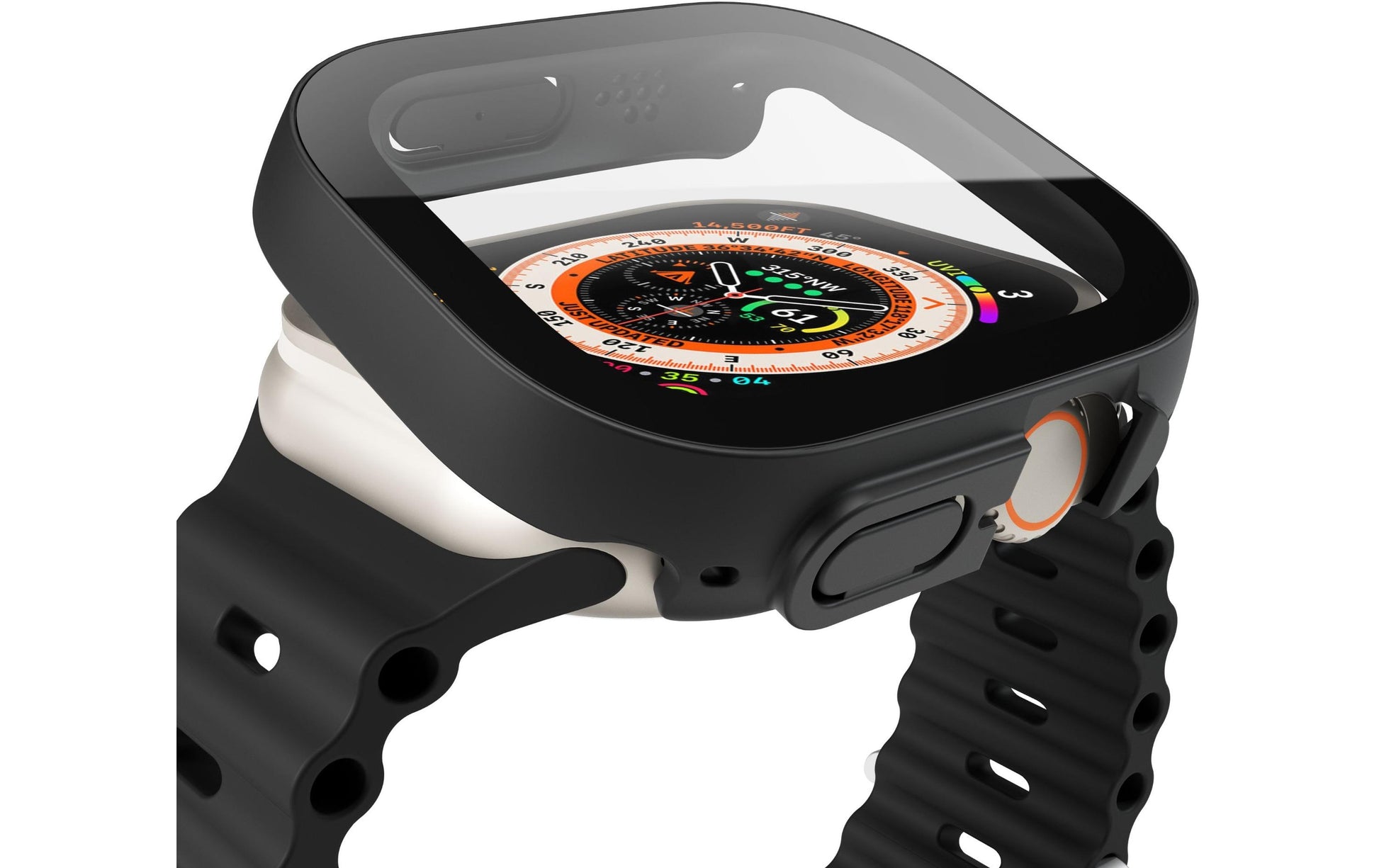 Vonmählen Thin Case 49 mm – Transparent, für Apple Watch Ultra 1/2