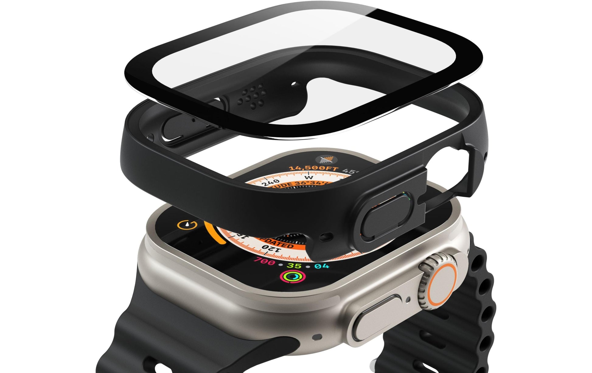 Vonmählen Watch Ultra 49 mm – Solo Loop, Schwarz, für Apple Watch Ultra