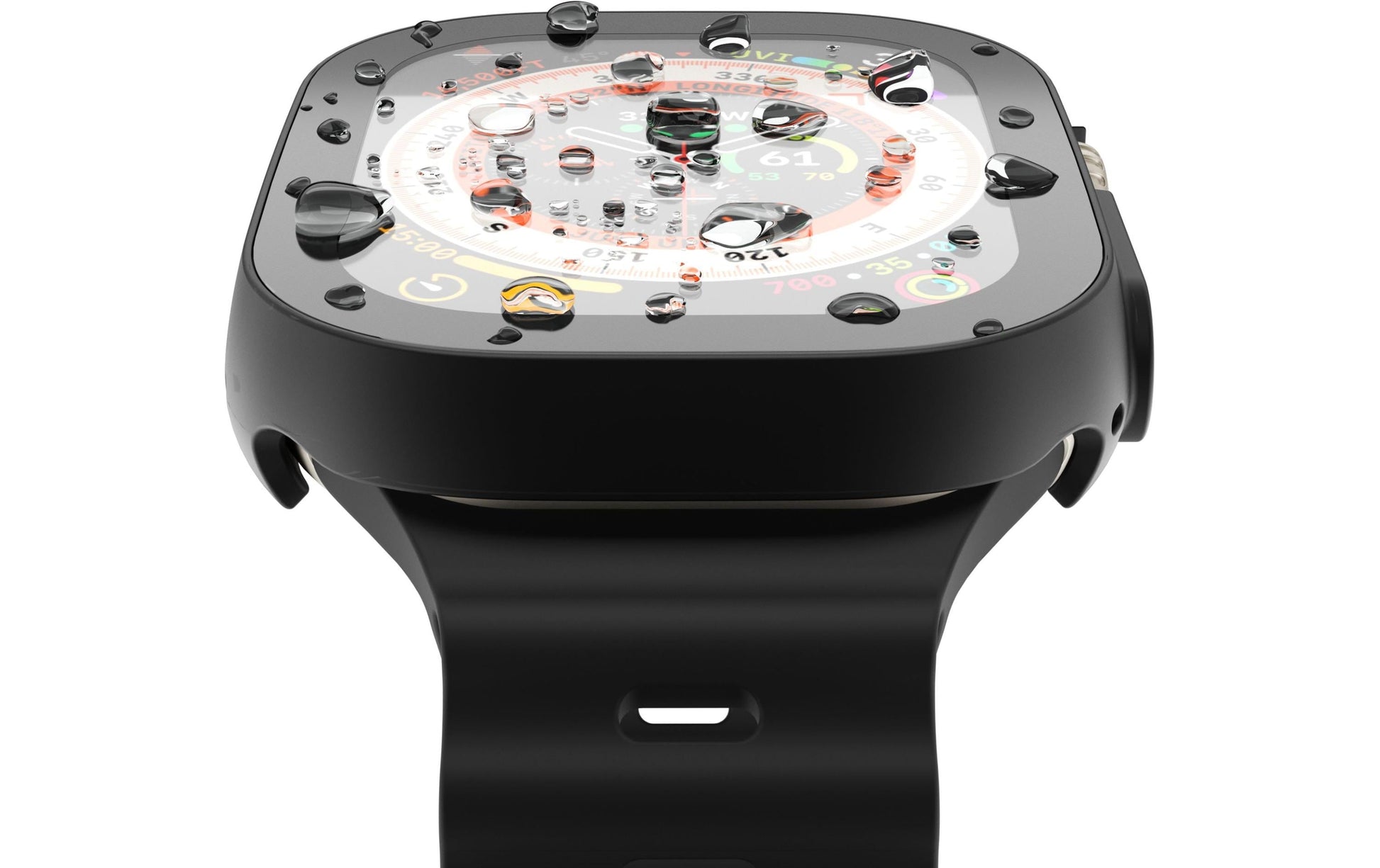 Vonmählen Thin Case 49 mm – Transparent, für Apple Watch Ultra 1/2