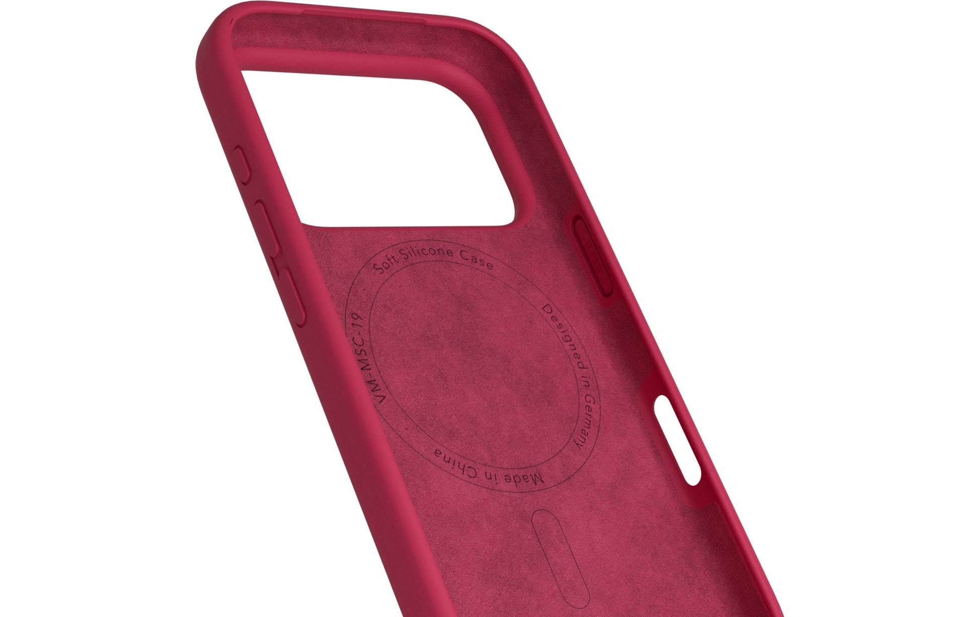 Vonmählen Backcover – für Apple iPhone 17 Pro – rot – Silikon – MagSafe-kompatibel