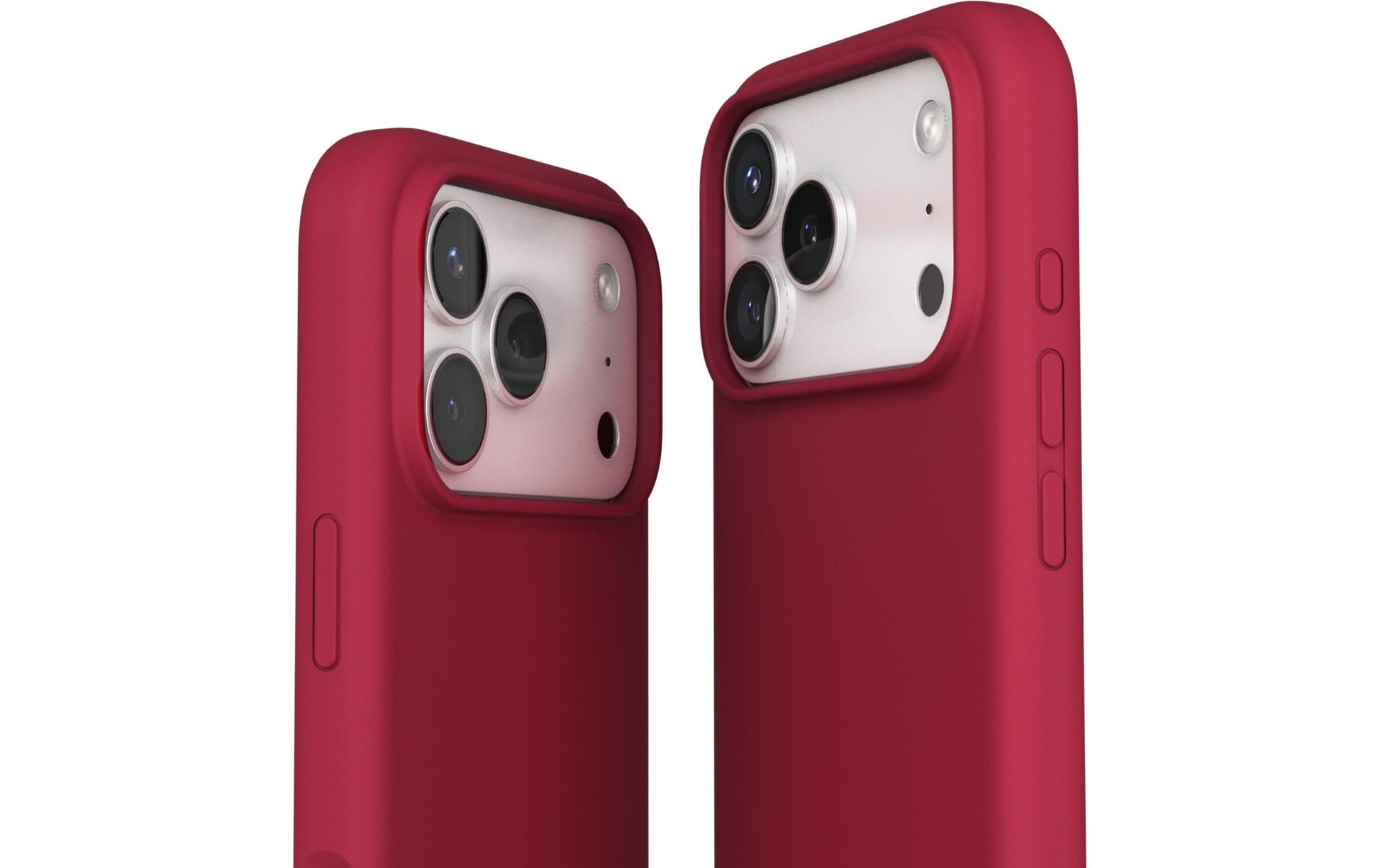Vonmählen Backcover – für Apple iPhone 17 Pro Max – rot – Silikon – MagSafe-kompatibel, kabelloses Aufladen