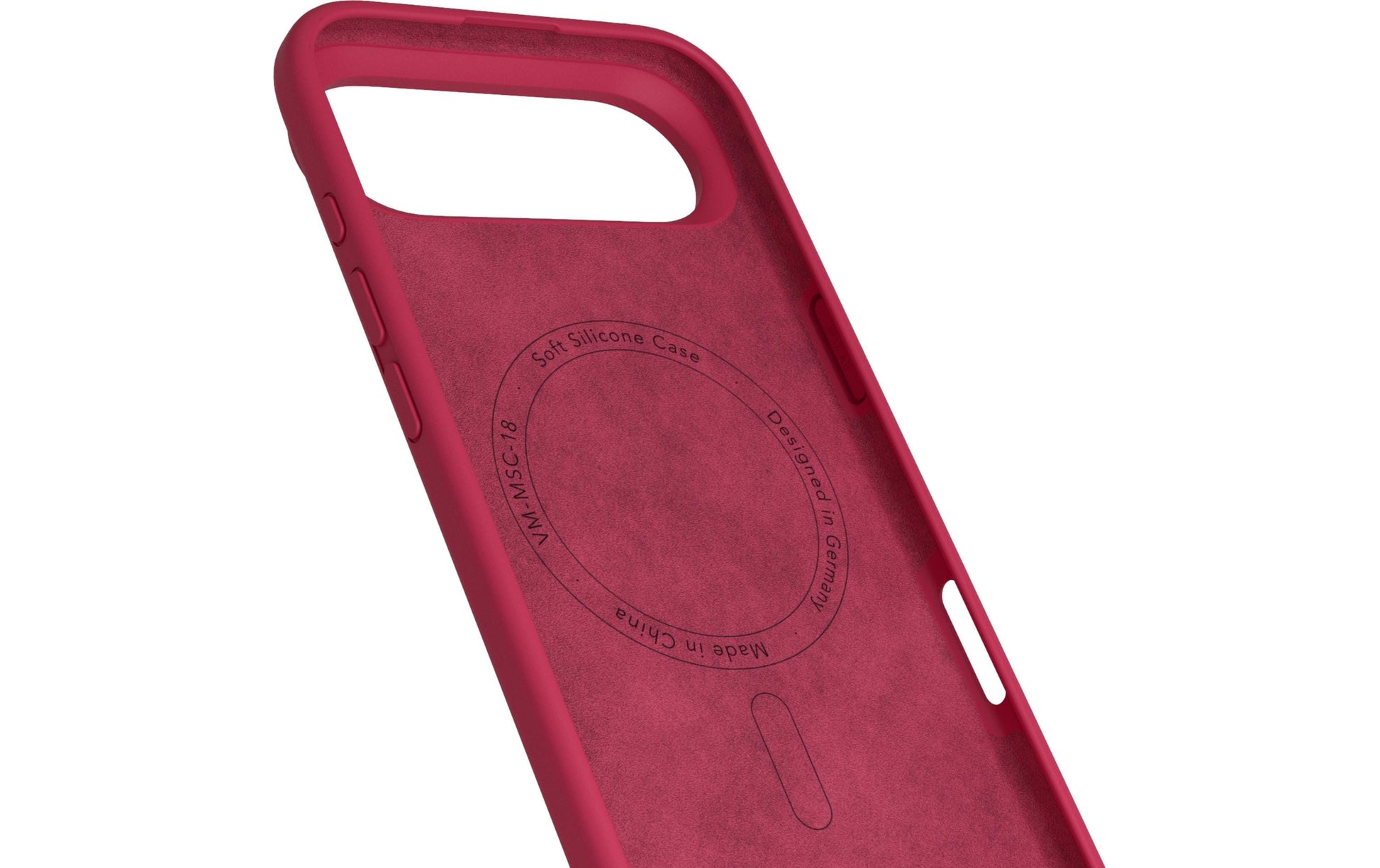 Vonmählen Backcover – für Apple iPhone 17 Air – rot – Silikon – MagSafe-kompatibel