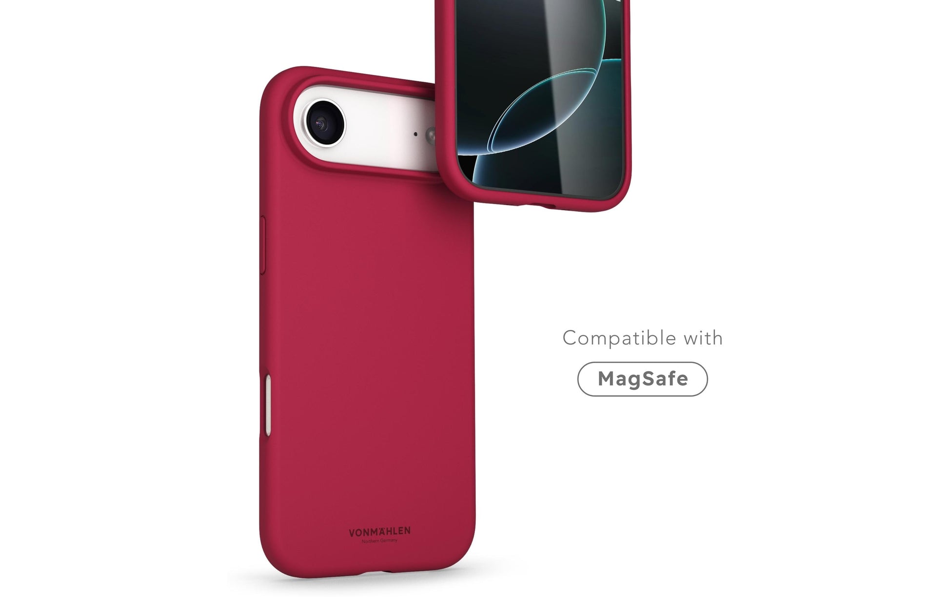 Vonmählen Backcover – für Apple iPhone 17 Air – rot – Silikon – MagSafe-kompatibel