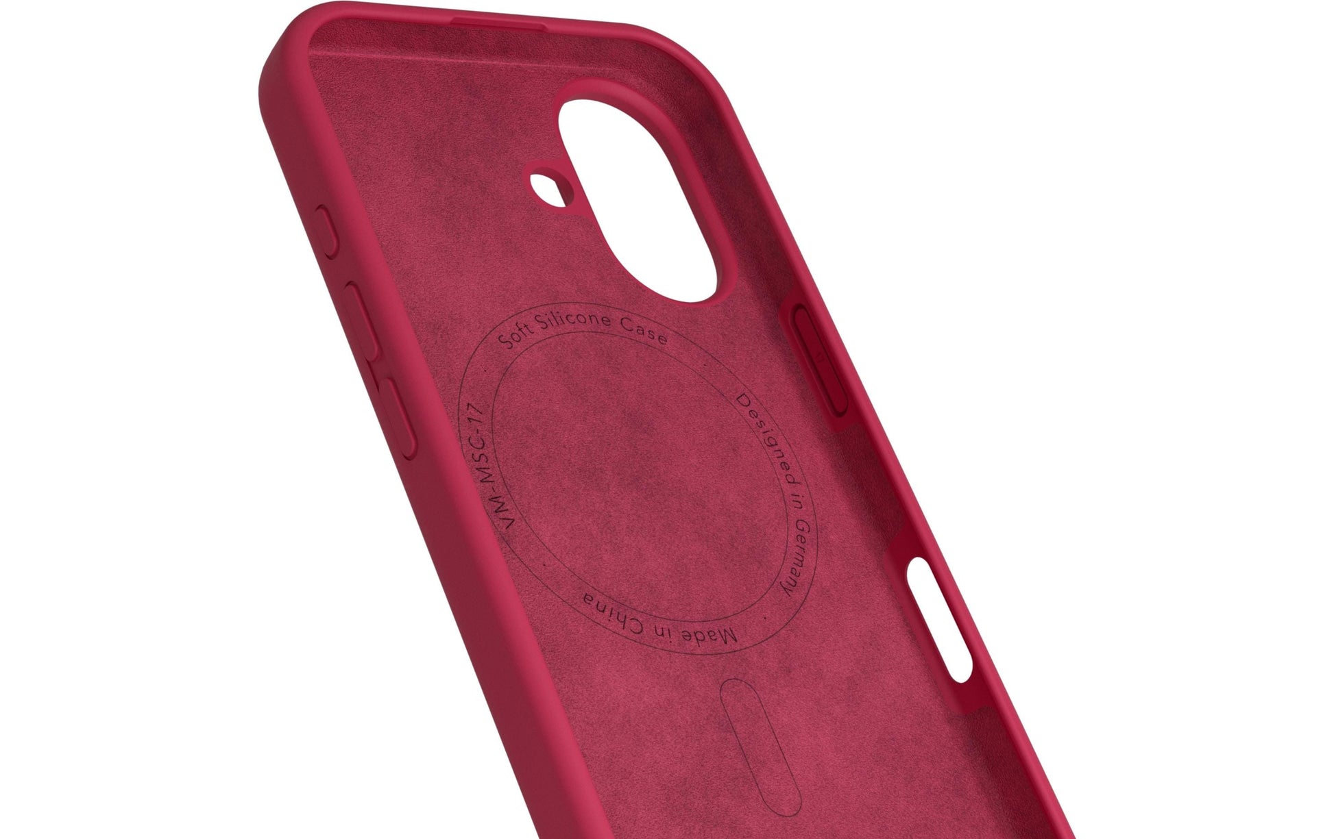 Vonmählen Backcover – für Apple iPhone 17 – rot – Silikon – MagSafe-kompatibel