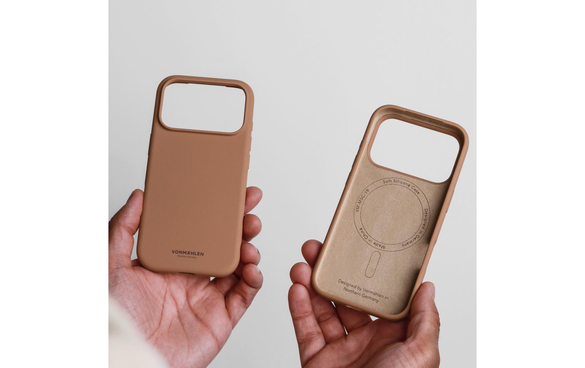 Vonmählen Backcover – für Apple iPhone 17 Pro Max – braun – Silikon – MagSafe-kompatibel