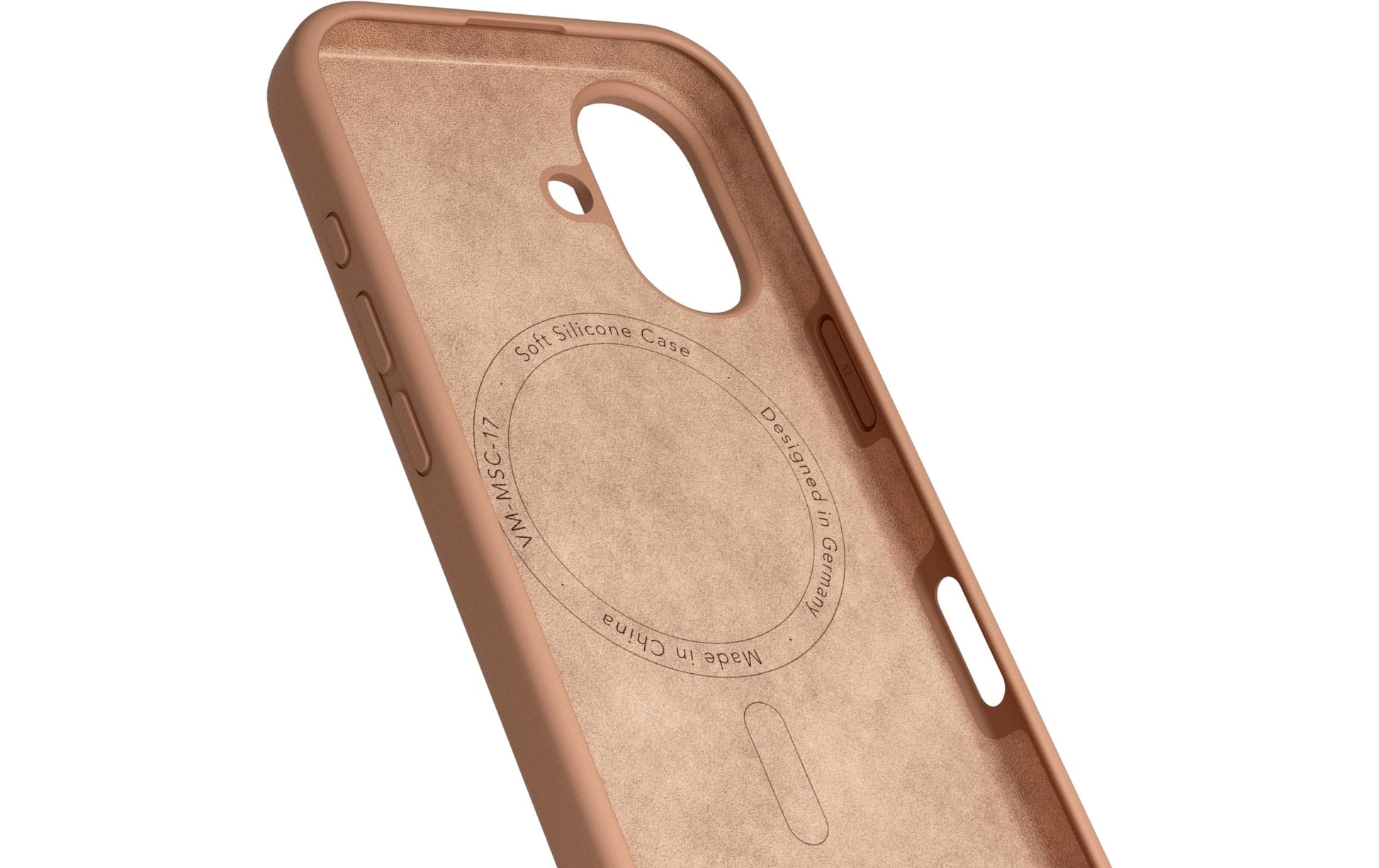 Vonmählen Backcover – für Apple iPhone 17 – braun – Silikon – MagSafe-kompatibel