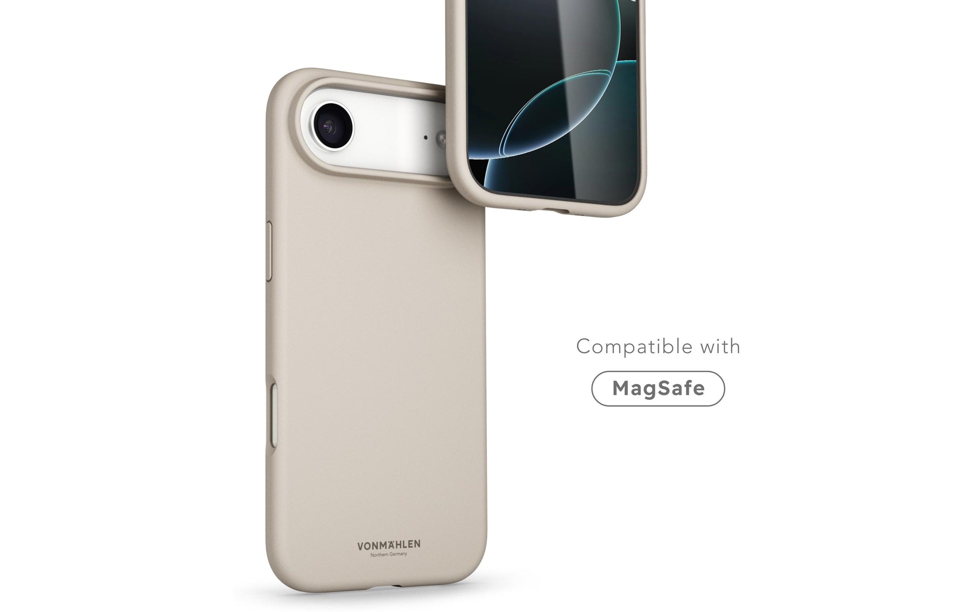 Vonmählen Backcover – für Apple iPhone 17 Air – beige – Silikon – MagSafe-kompatibel