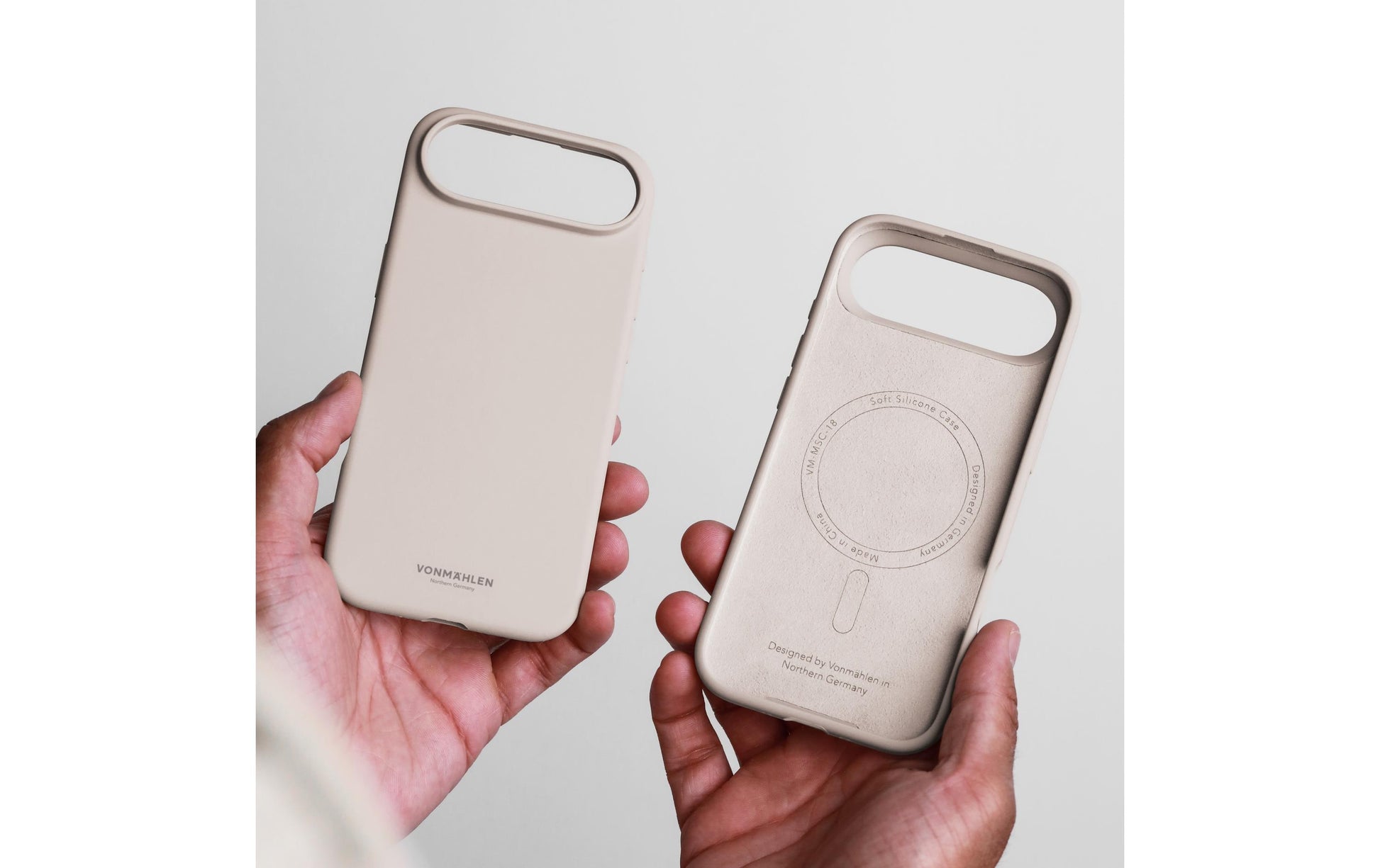 Vonmählen Backcover – für Apple iPhone 17 Air – beige – Silikon – MagSafe-kompatibel