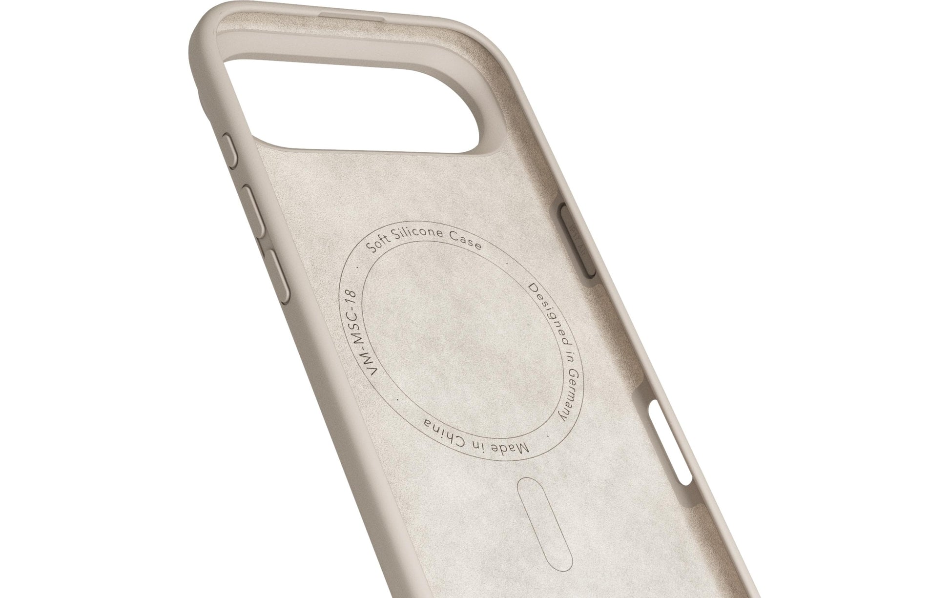 Vonmählen Backcover – für Apple iPhone 17 Air – beige – Silikon – MagSafe-kompatibel