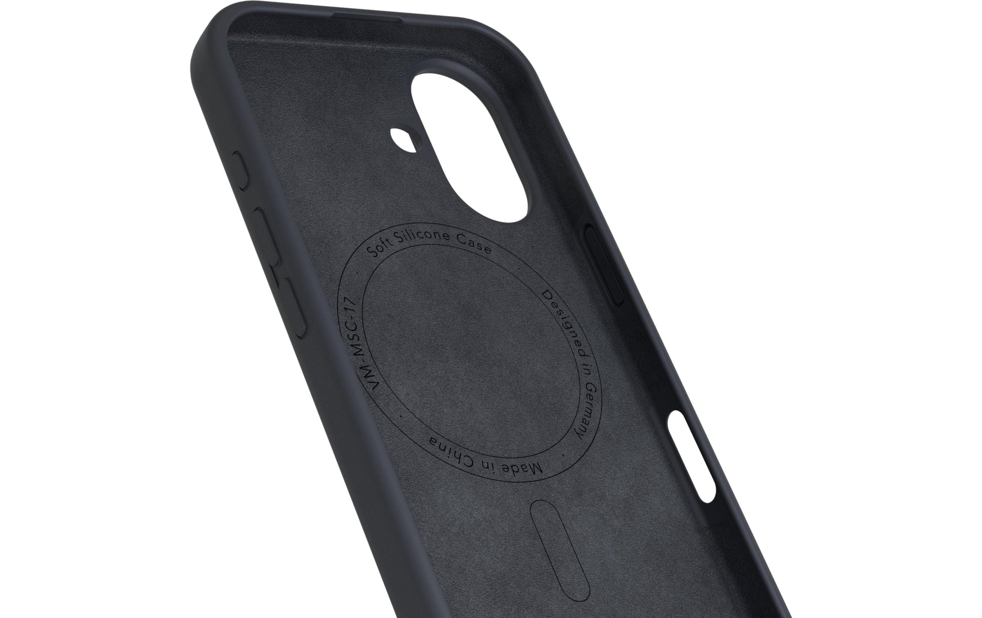 Vonmählen Backcover – für Apple iPhone 17 – dunkelblau – Silikon – MagSafe-kompatibel