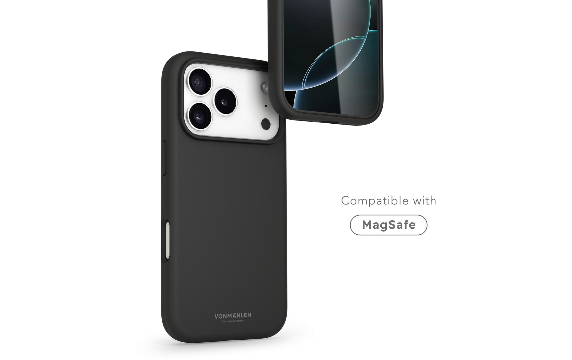 Vonmählen Backcover – für Apple iPhone 17 Pro Max – hellgrau – Silikon, MagSafe-kompatibel