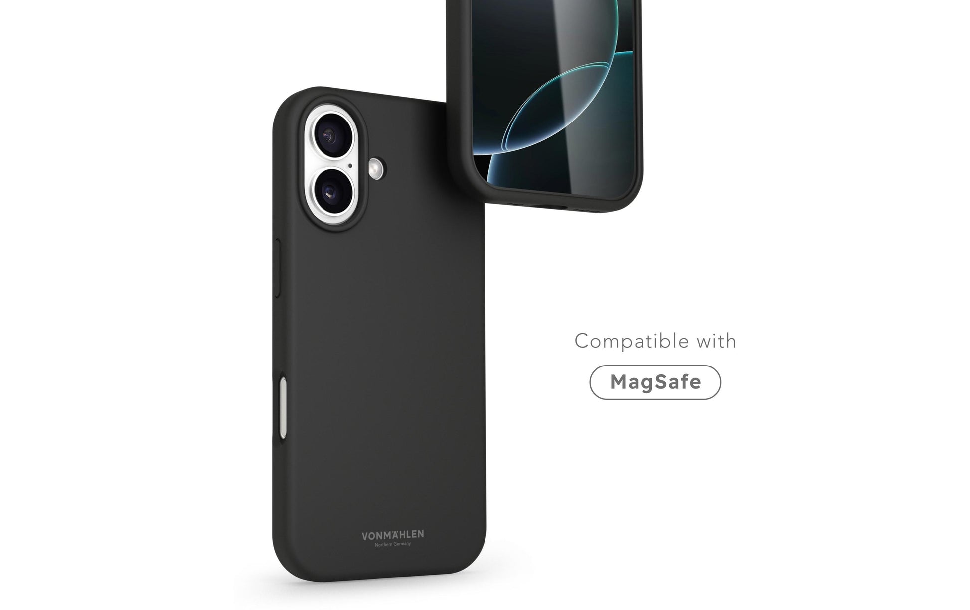 Vonmählen Backcover – für Apple iPhone 17 – braun – Silikon – MagSafe-kompatibel