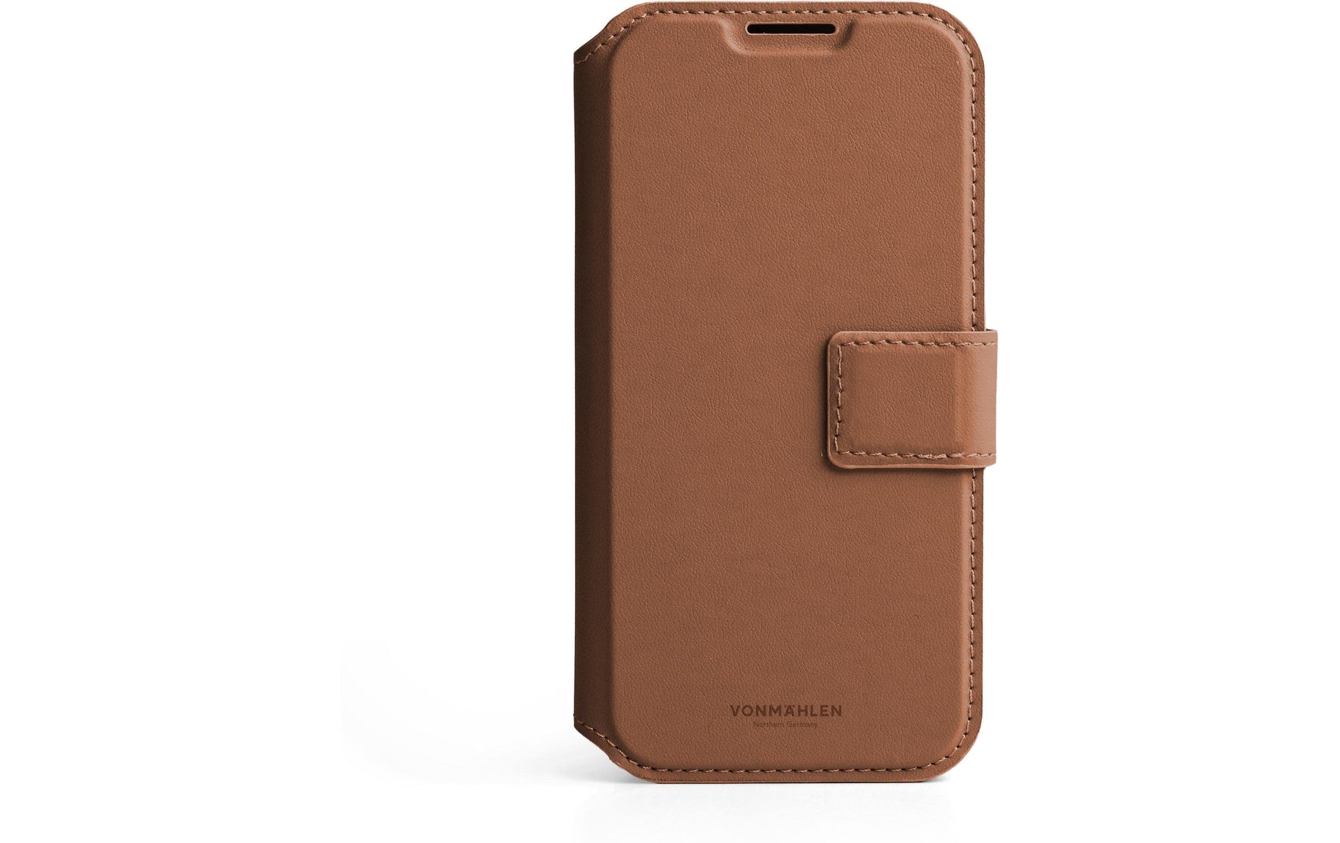 Vonmählen Booklet-Hülle – für Apple iPhone 17 Pro – braun – Kunstleder