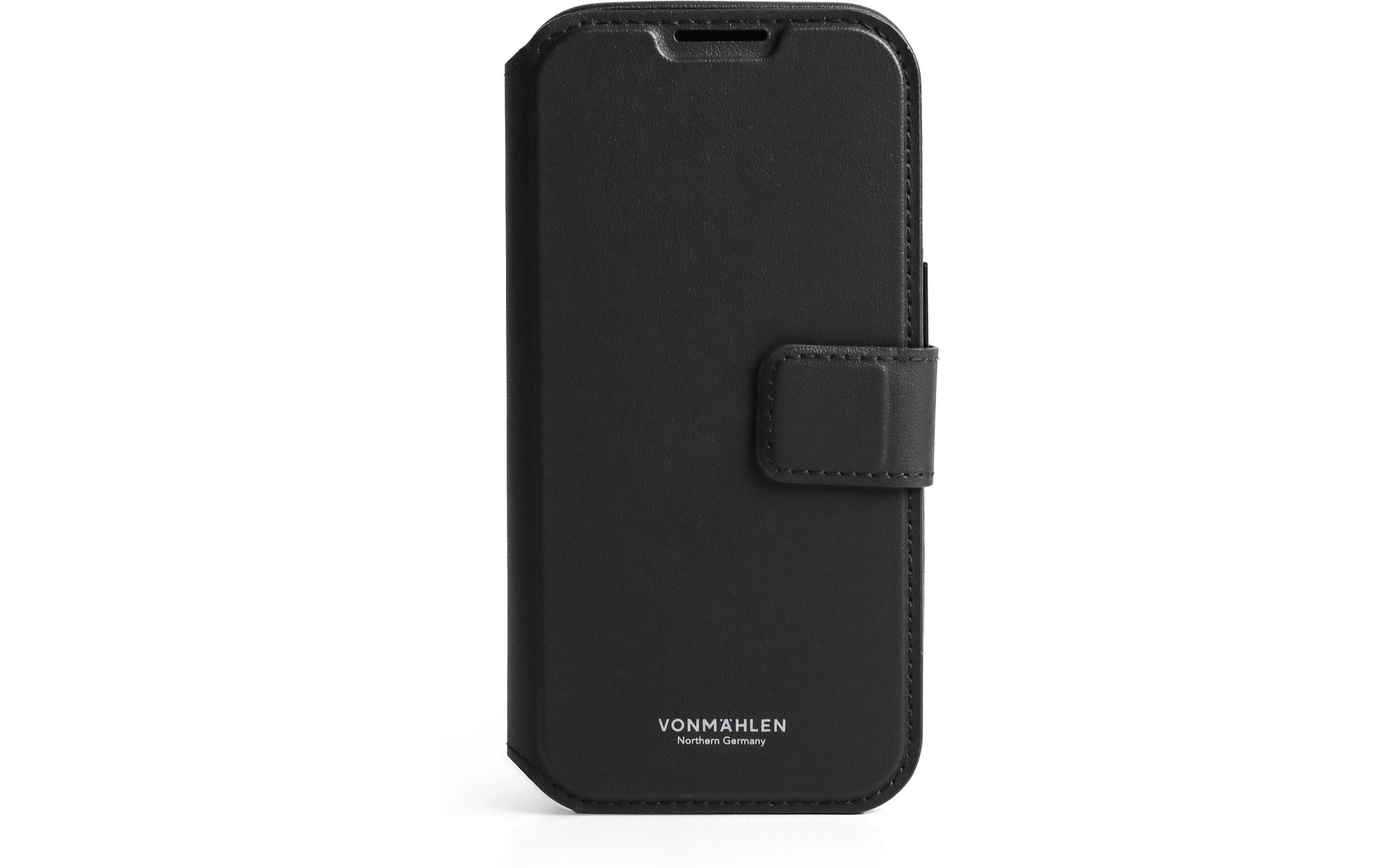 Vonmählen Booklet-Hülle – für Apple iPhone 17 Pro Max – schwarz – Kunstleder