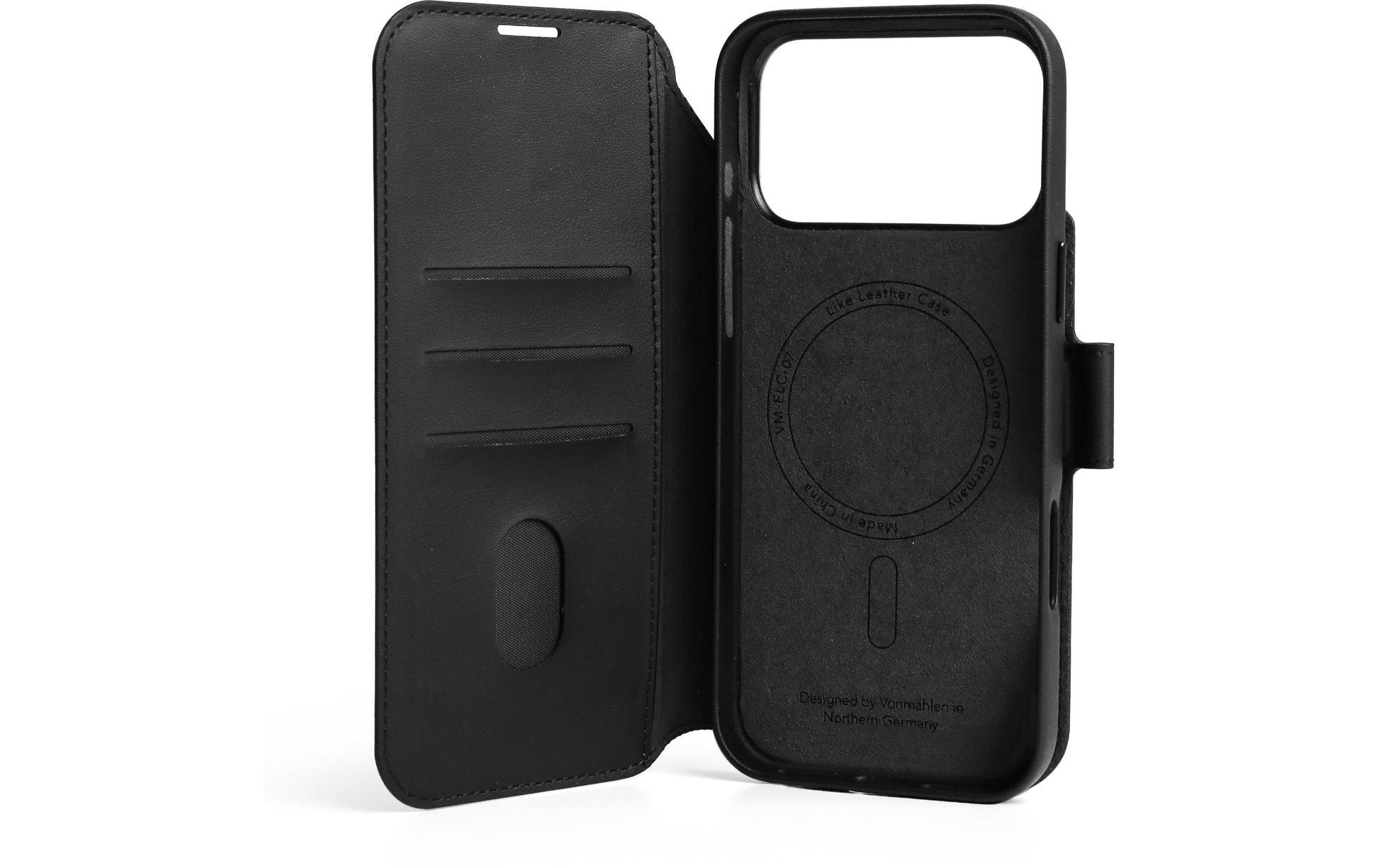 Vonmählen Booklet-Hülle – für Apple iPhone 17 Pro – braun – Kunstleder