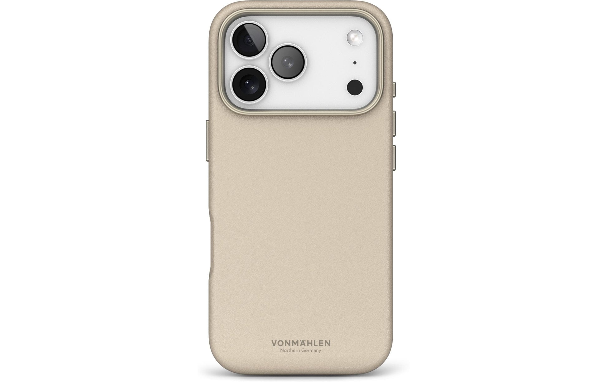 Vonmählen Backcover Like Leather – für Apple iPhone 17 Pro – Creme – Leder
