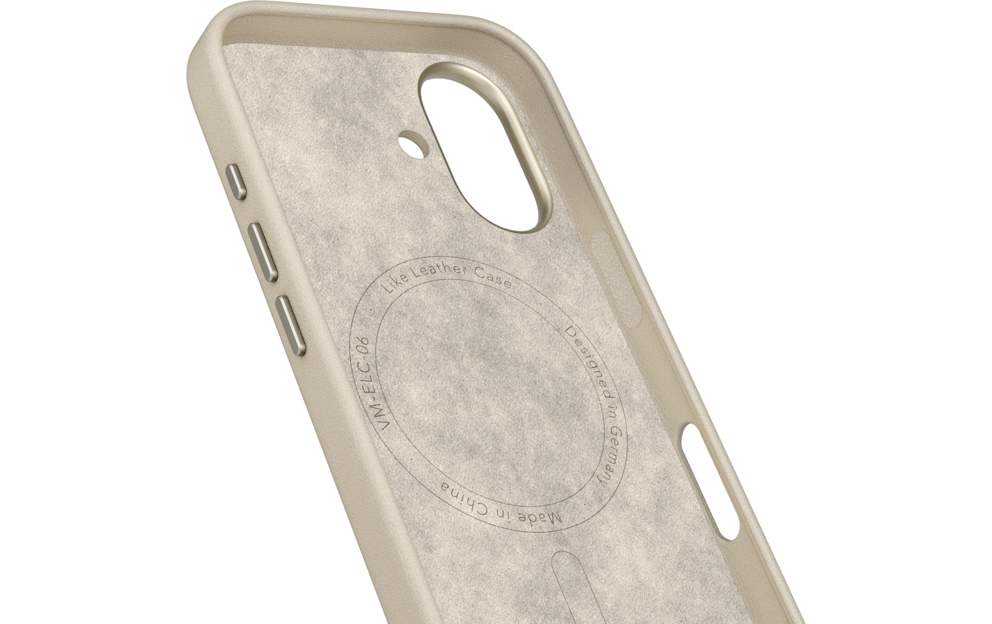 Vonmählen Backcover Like Leather – für Apple iPhone 17 – Creme – Leder