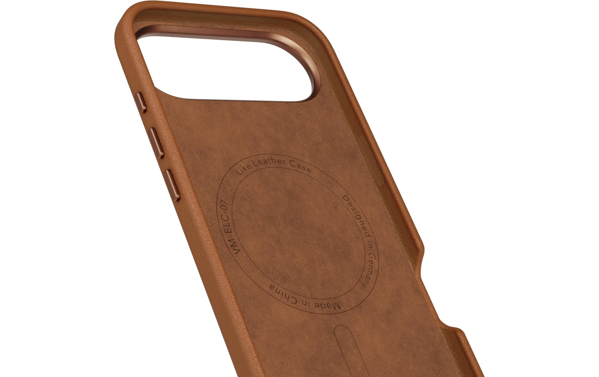 Vonmählen Backcover – für Apple iPhone – braun – Leder