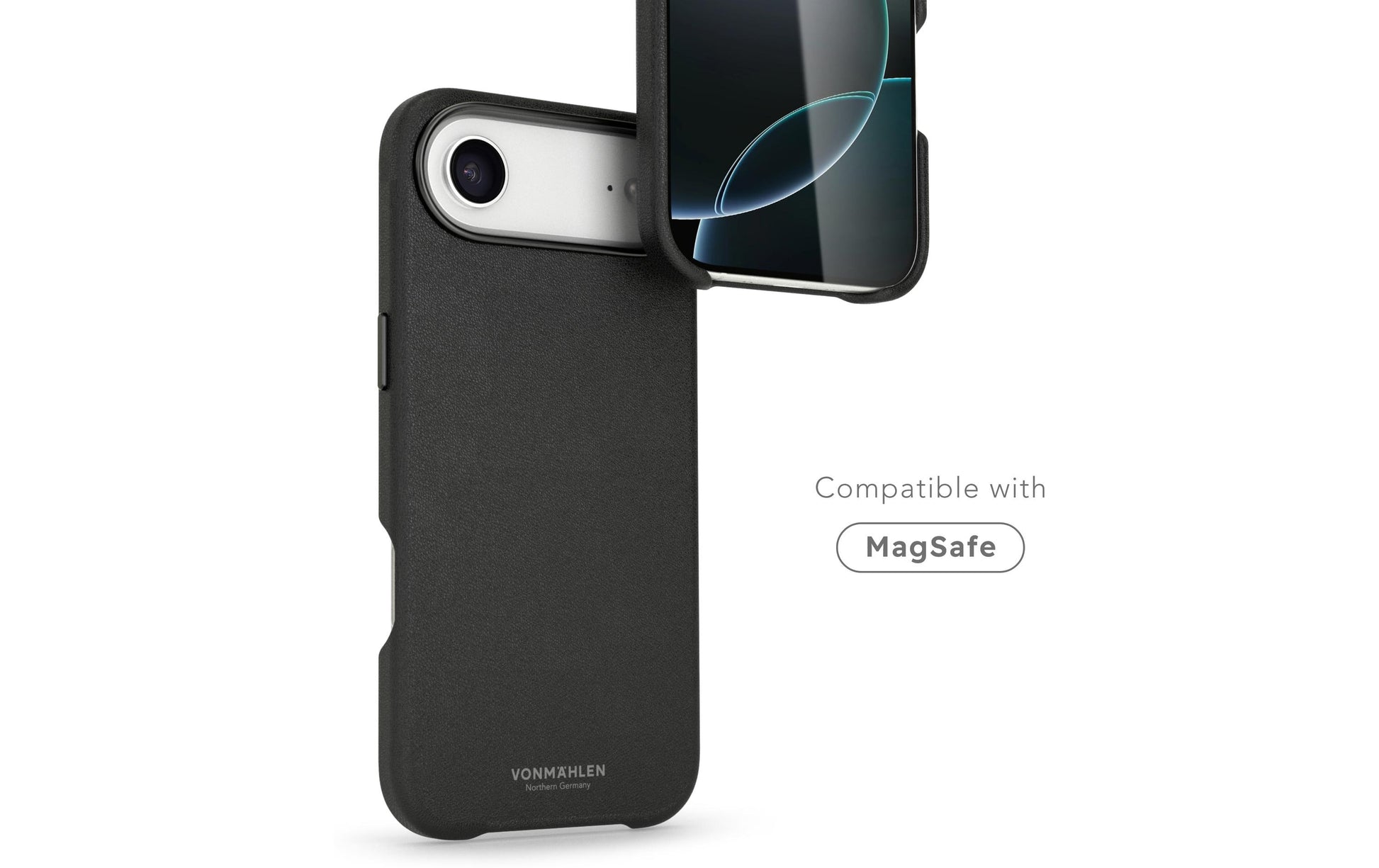 Vonmählen Backcover – für Apple iPhone Air – schwarz – Leder