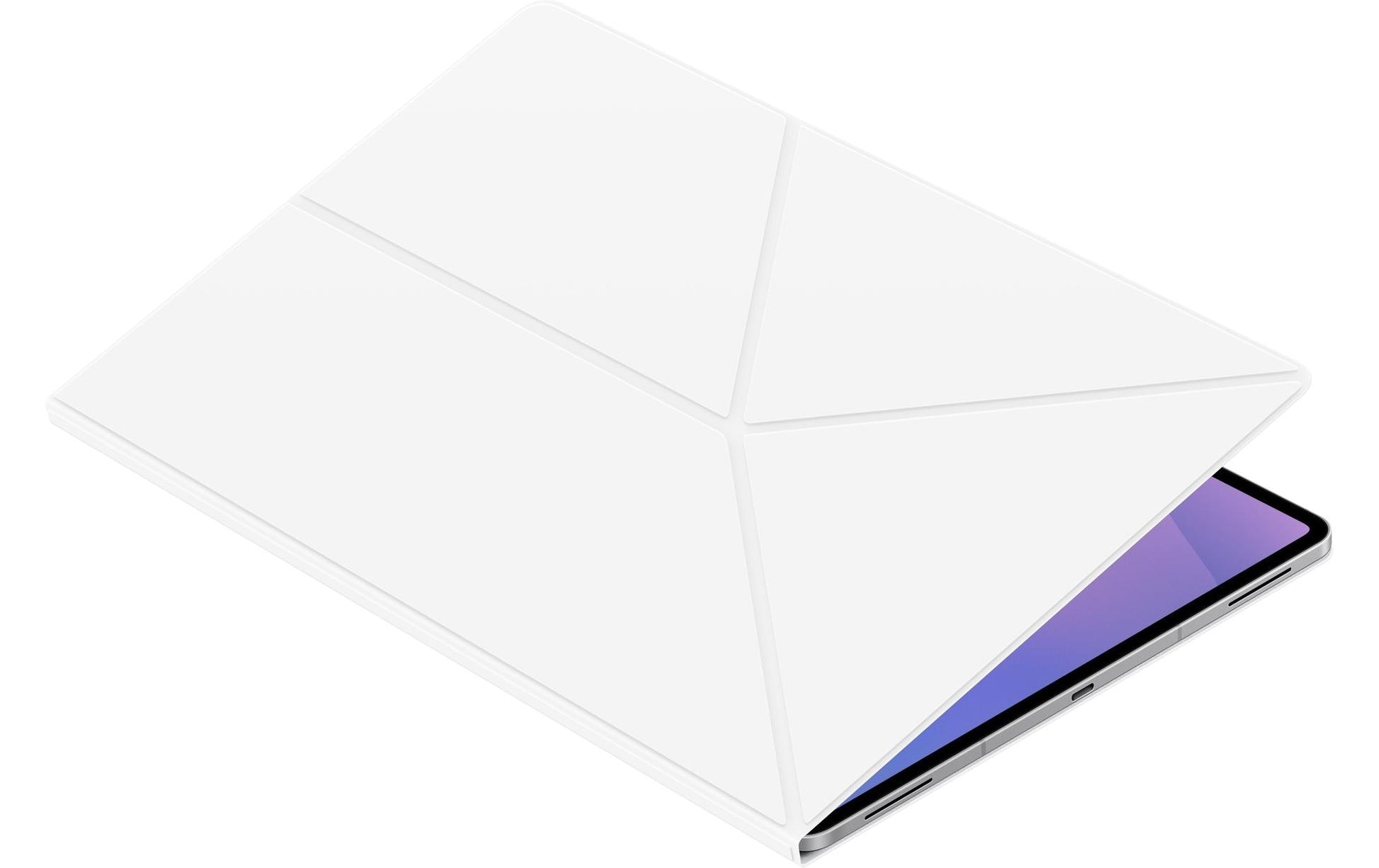 Samsung Tab Smart Book Cover Notebook-Schutzhülle – für Galaxy Tab S11 Ultra, 14,6", Kunststoff, Weiss