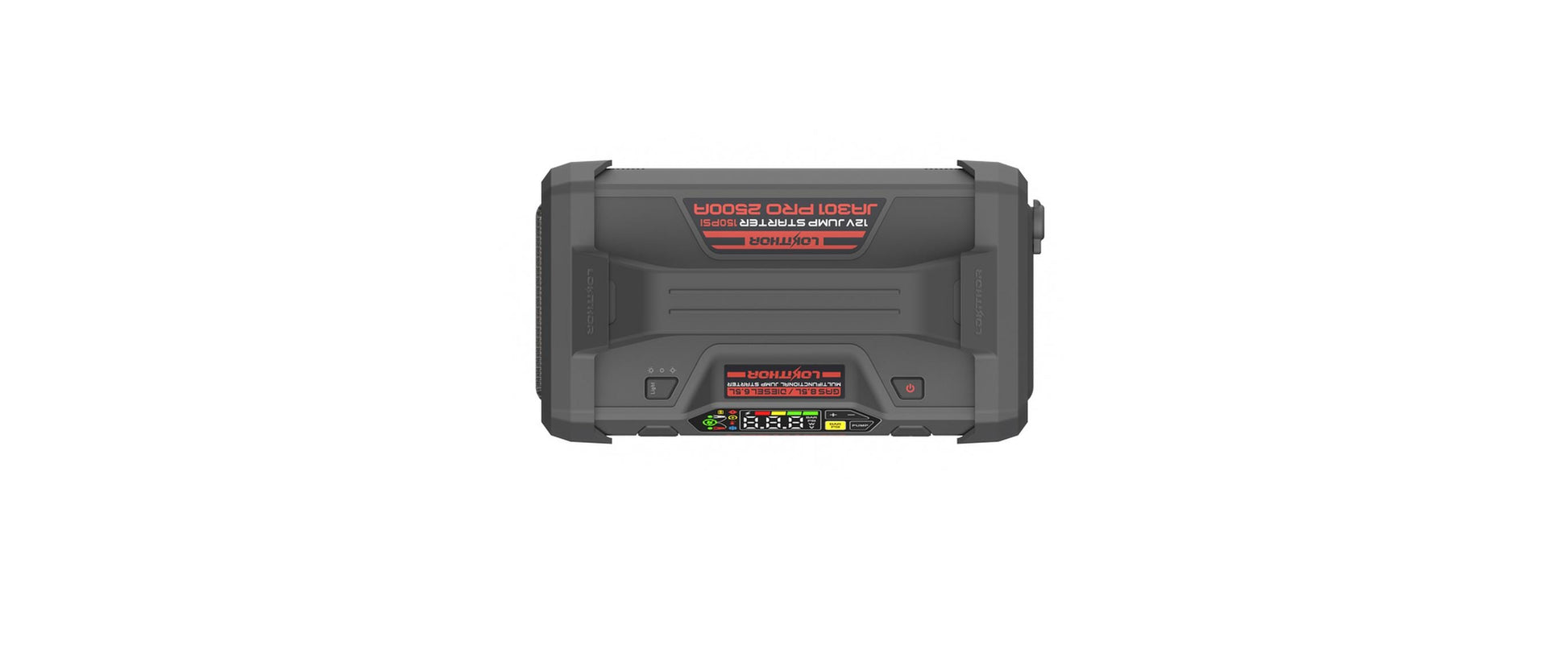 Lokithor Starthilfegerät mit Kompressor, 12 V, 1500 A, 74,37 Wh, 150 psi, 1× USB-C