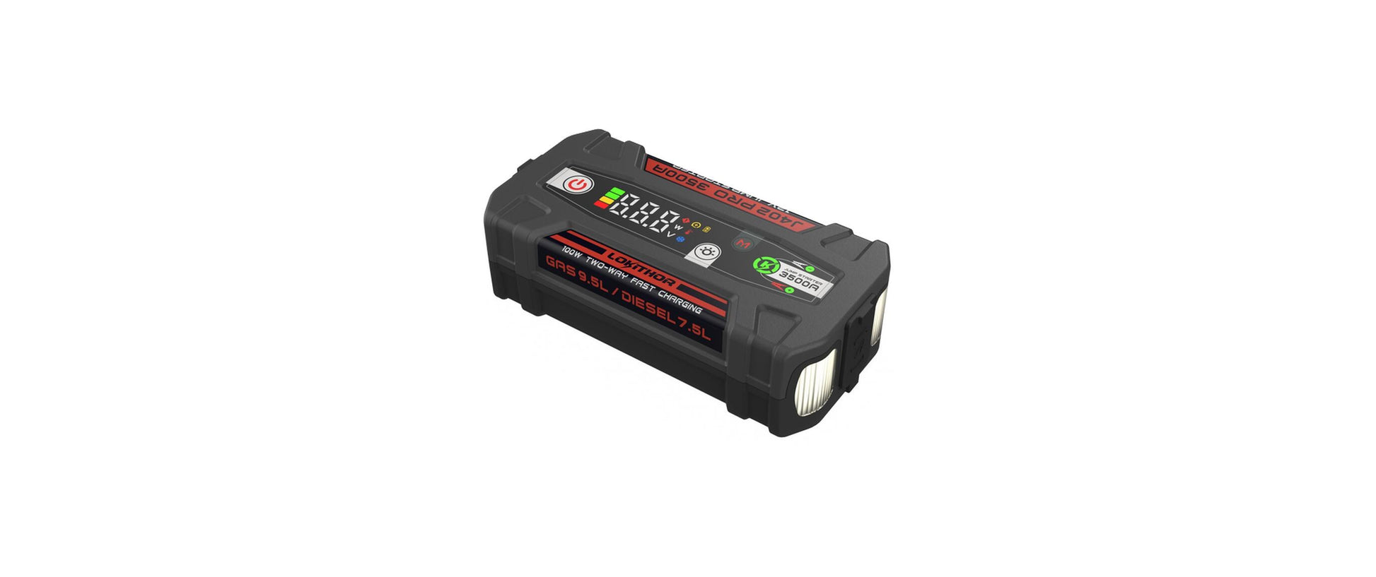 Lokithor Mini-Booster 7'400 mAh – Schwarz