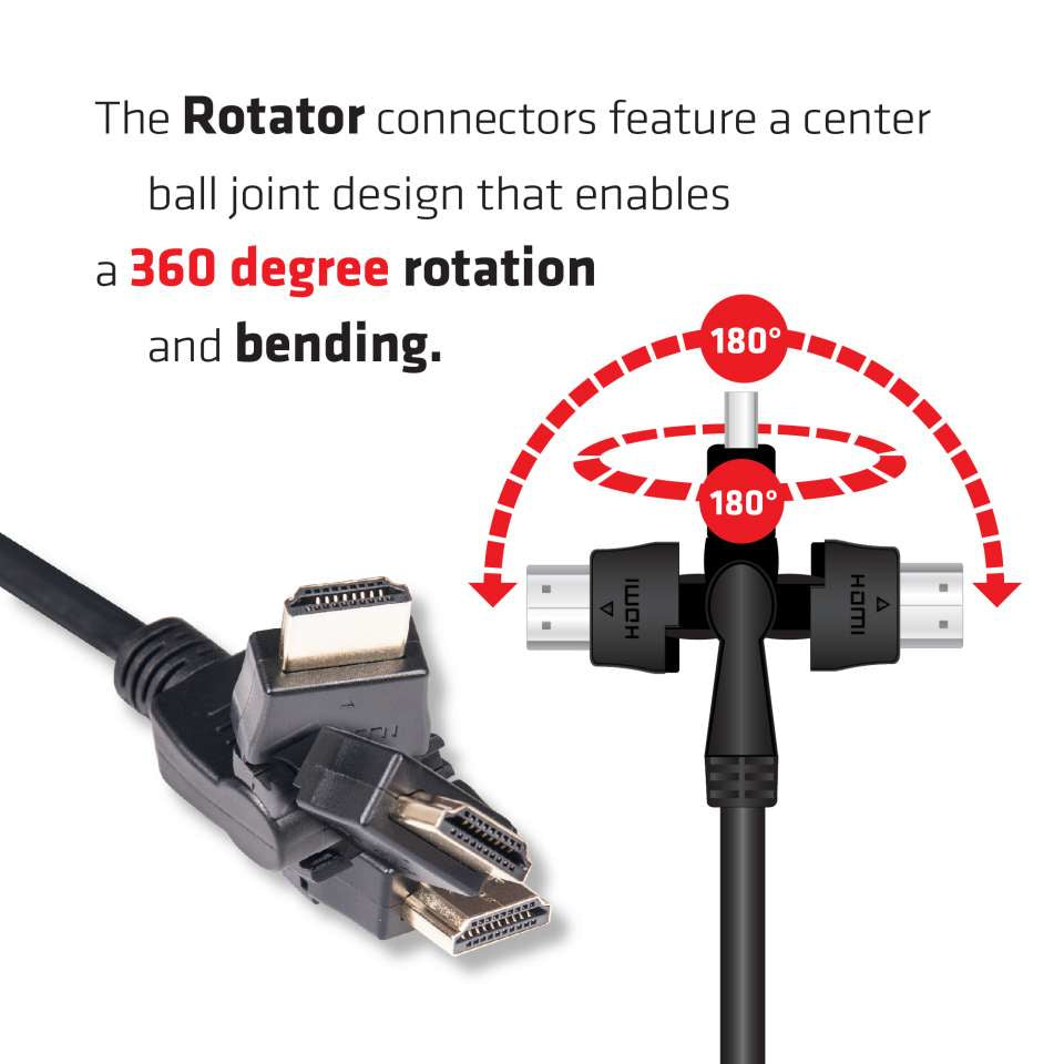 CLUB3D Club 3D HDMI Kabel HDMI 2.0 4K 60 Hz – 2 m – ARC, Ethernet