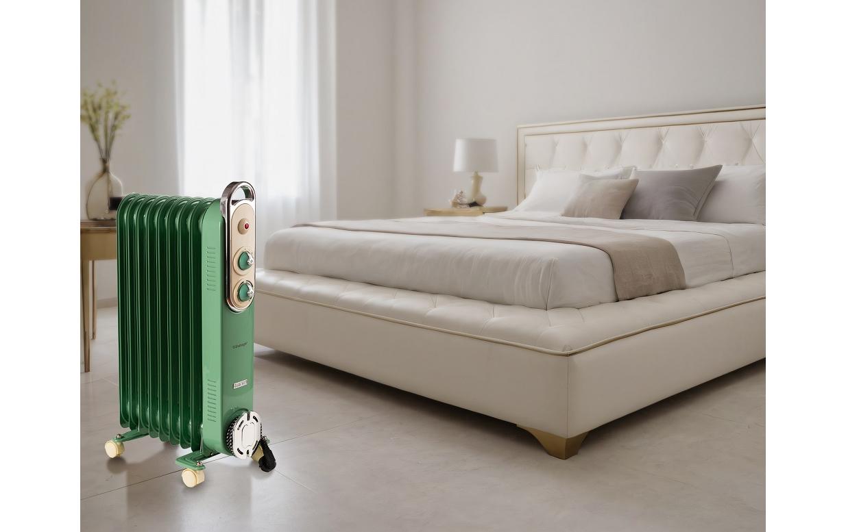 Ariete Öl-Heizlüfter ARI-8251-GR – 2000 W, 3 Stufen, Thermostat, Grün