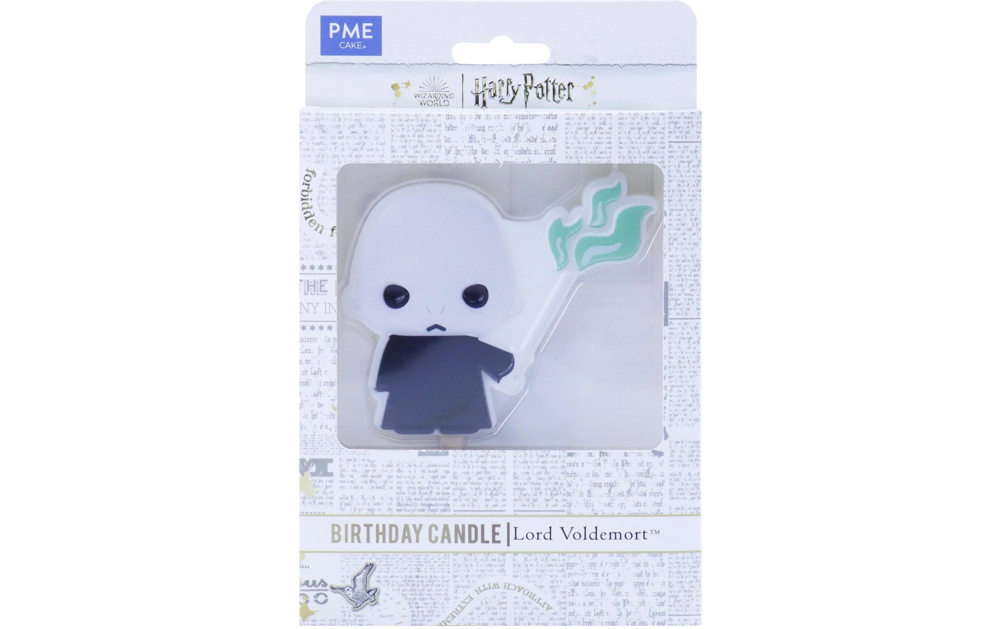 PME Geburtstagskerzen Harry Potter Lord Voldemort – mehrfarbig – 9,5 × 8,5 cm – 1 Stk – ohne Holzhalter